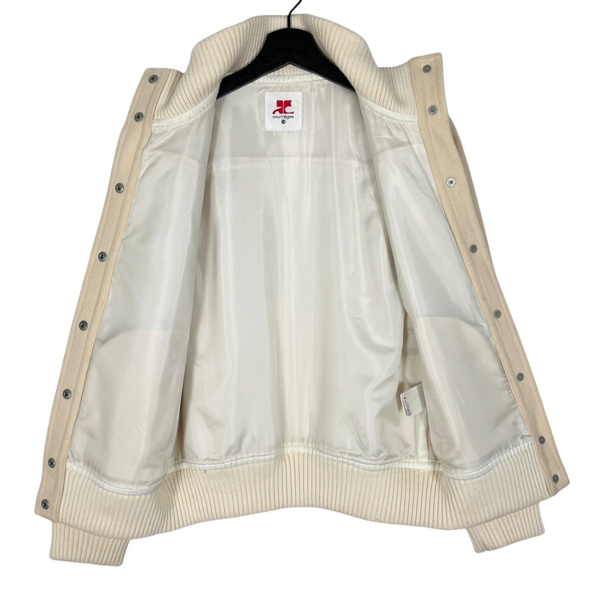 Courreges × Designer Courreges Snap Button Wool Jacket Size S / US 4 / IT 40 - 7 Thumbnail