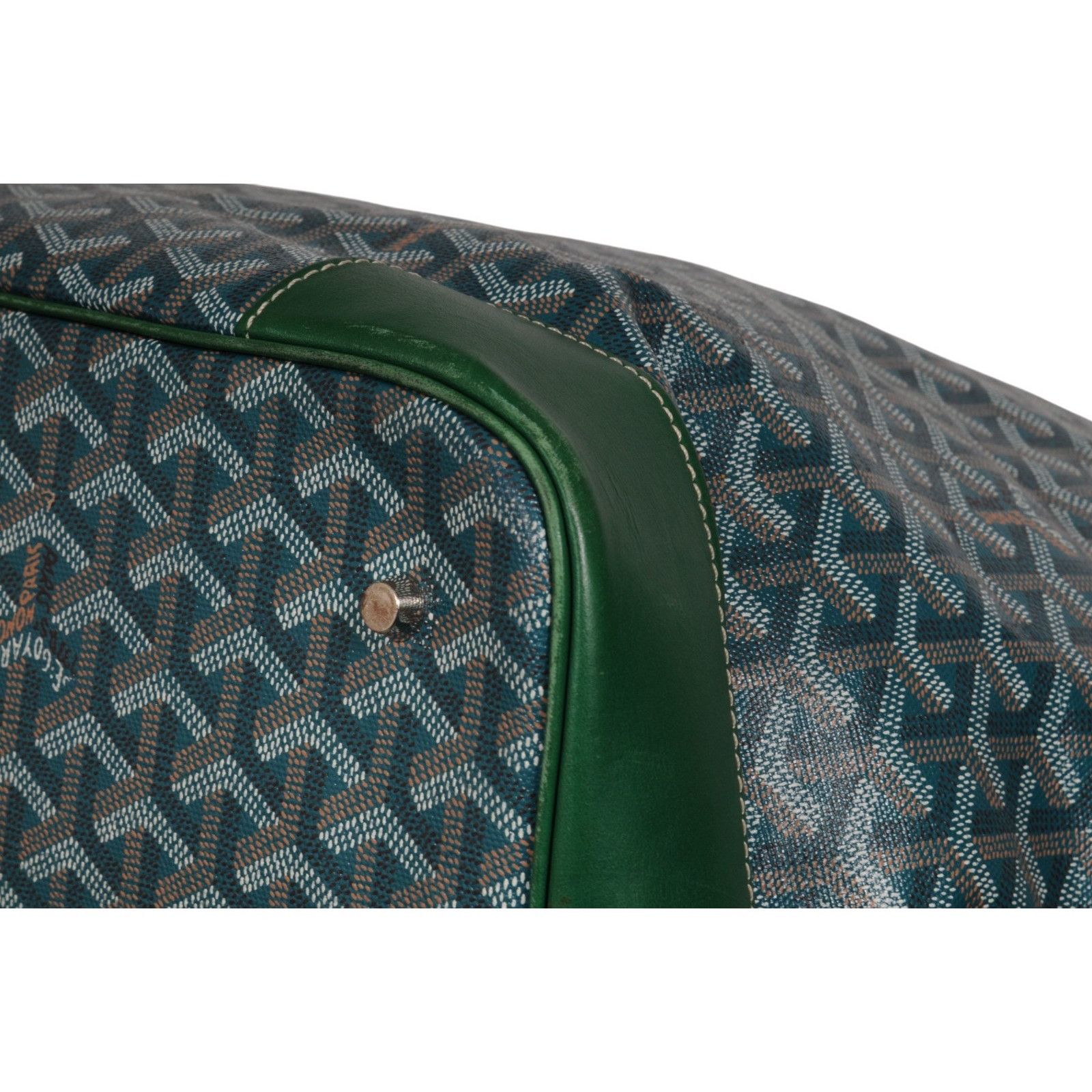 Goyard Beluga GM Top Handle XXL Tote Bag Green Leather Carry On Size ONE SIZE - 14 Thumbnail