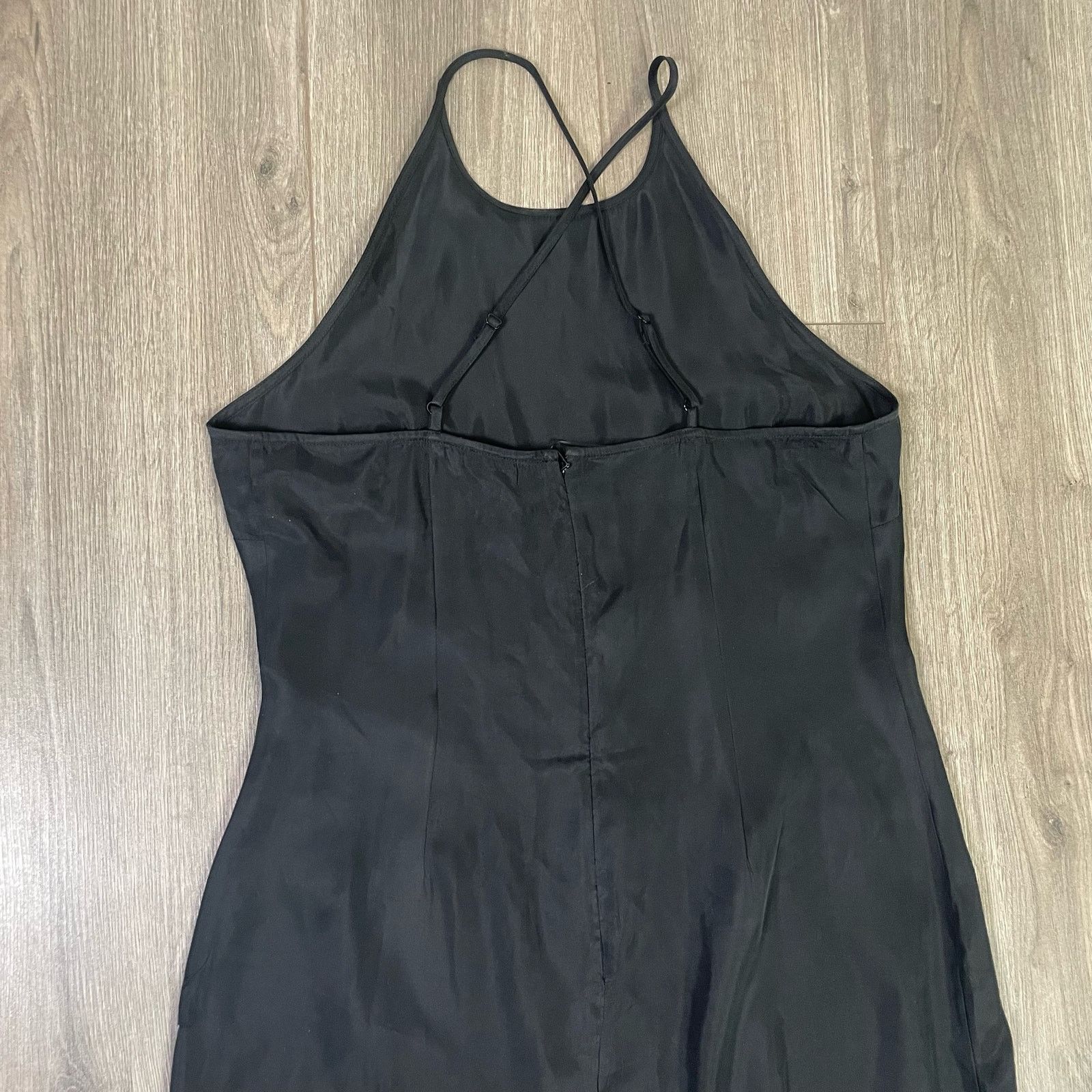 Madewell Madewell Crisscross Cupro Chic Midi Slip Dress US Women's 4 Size S / US 4 / IT 40 - 4 Thumbnail