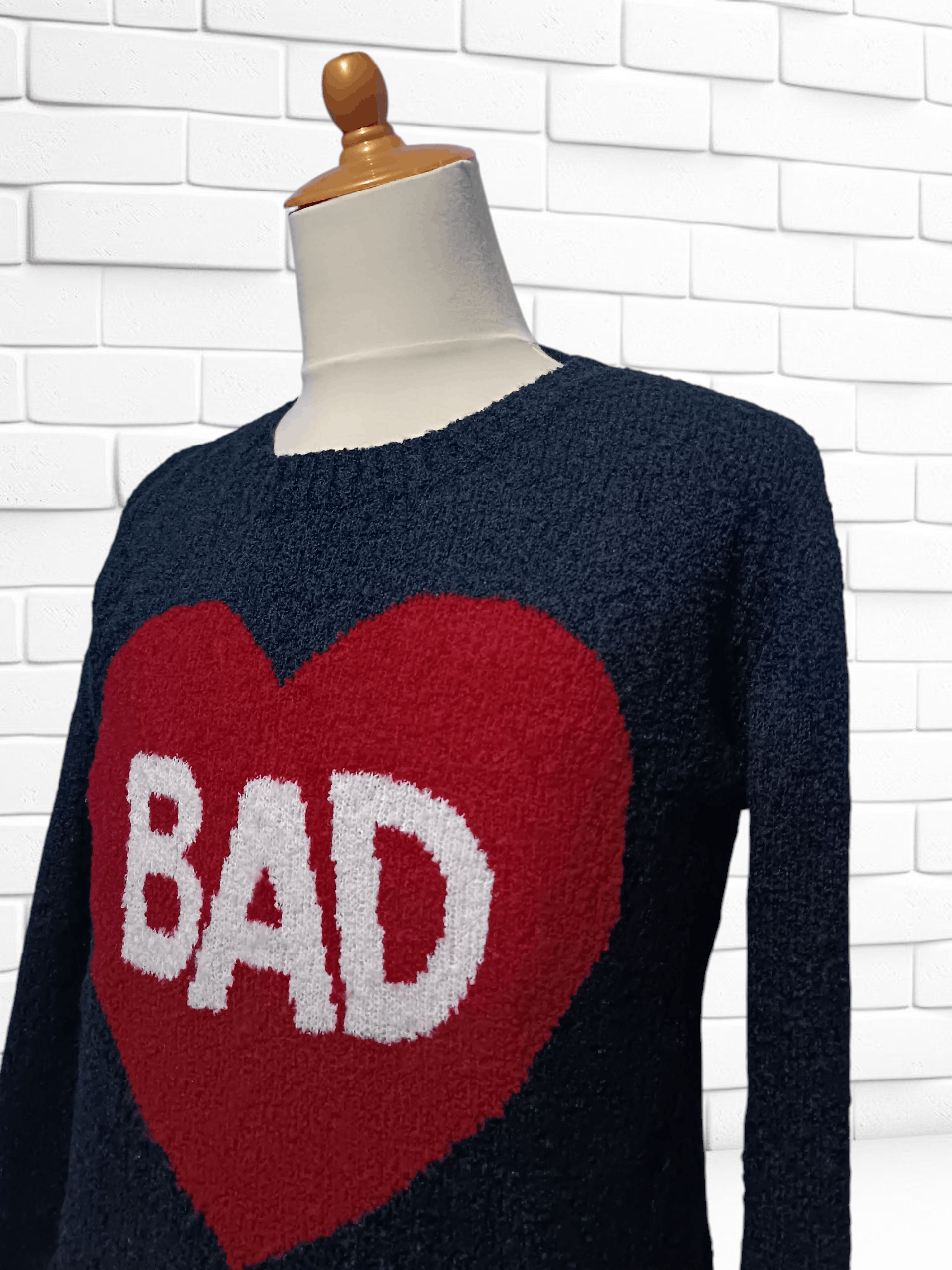 Japanese Brand RNA Slang "Bad Love" Knit Size US M / EU 48-50 / 2 - 3 Thumbnail