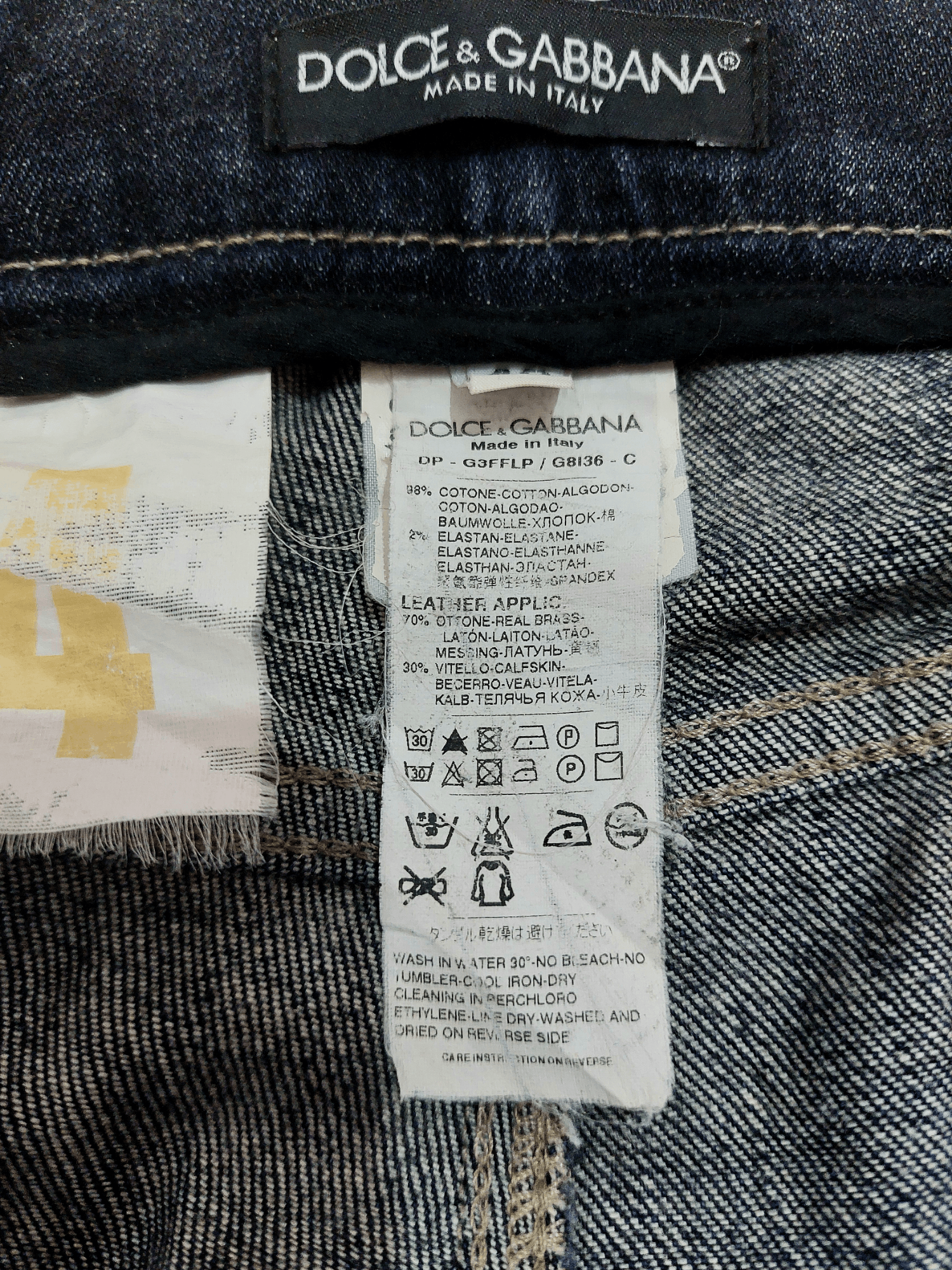 Dolce & Gabbana Dolce & Gabbana D&G Via San Damiano 7 Jeans Size US 32 / EU 48 - 18 Thumbnail