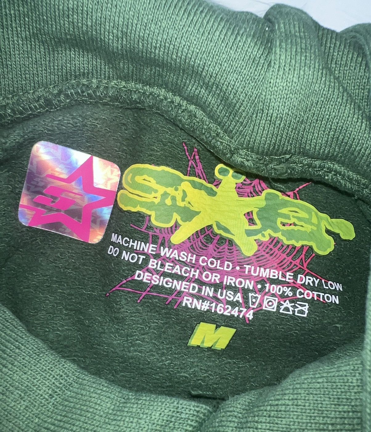 Sp5der Sp5der Hunter Green Hoodie Size US M / EU 48-50 / 2 - 4 Thumbnail