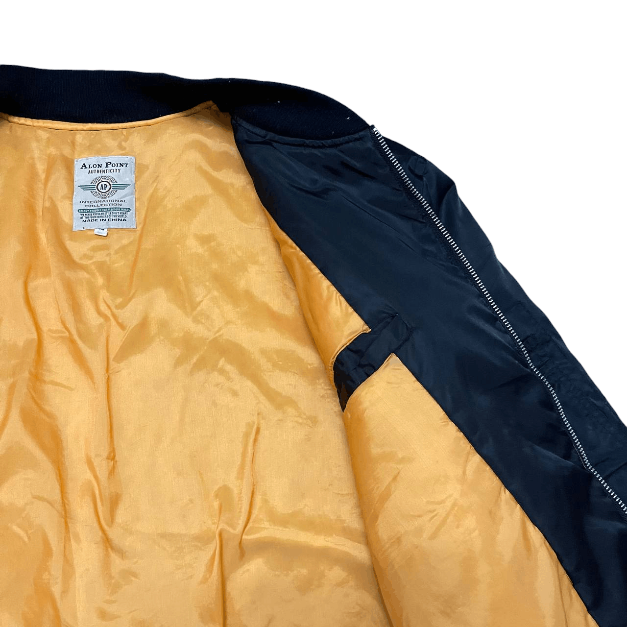 Japanese Brand Vintage Alon Point Bomber Jacket Size US L / EU 52-54 / 3 - 8 Thumbnail