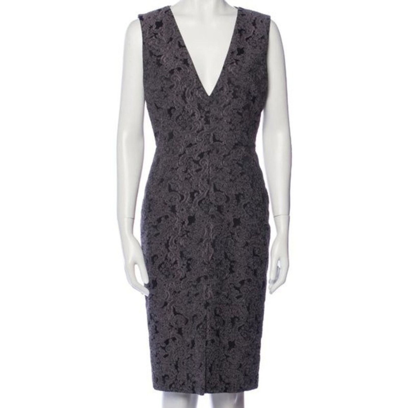 Alice + Olivia ALICE + OLIVIA Lace Pattern Knee-Length Dress, XS Size XS / US 0-2 / IT 36-38 - 5 Thumbnail