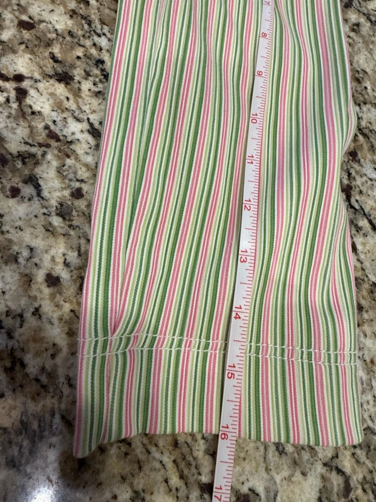 Other Loft preppy striped blazer jacket pink green white SZ 2 Size XS / US 0-2 / IT 36-38 - 7 Thumbnail
