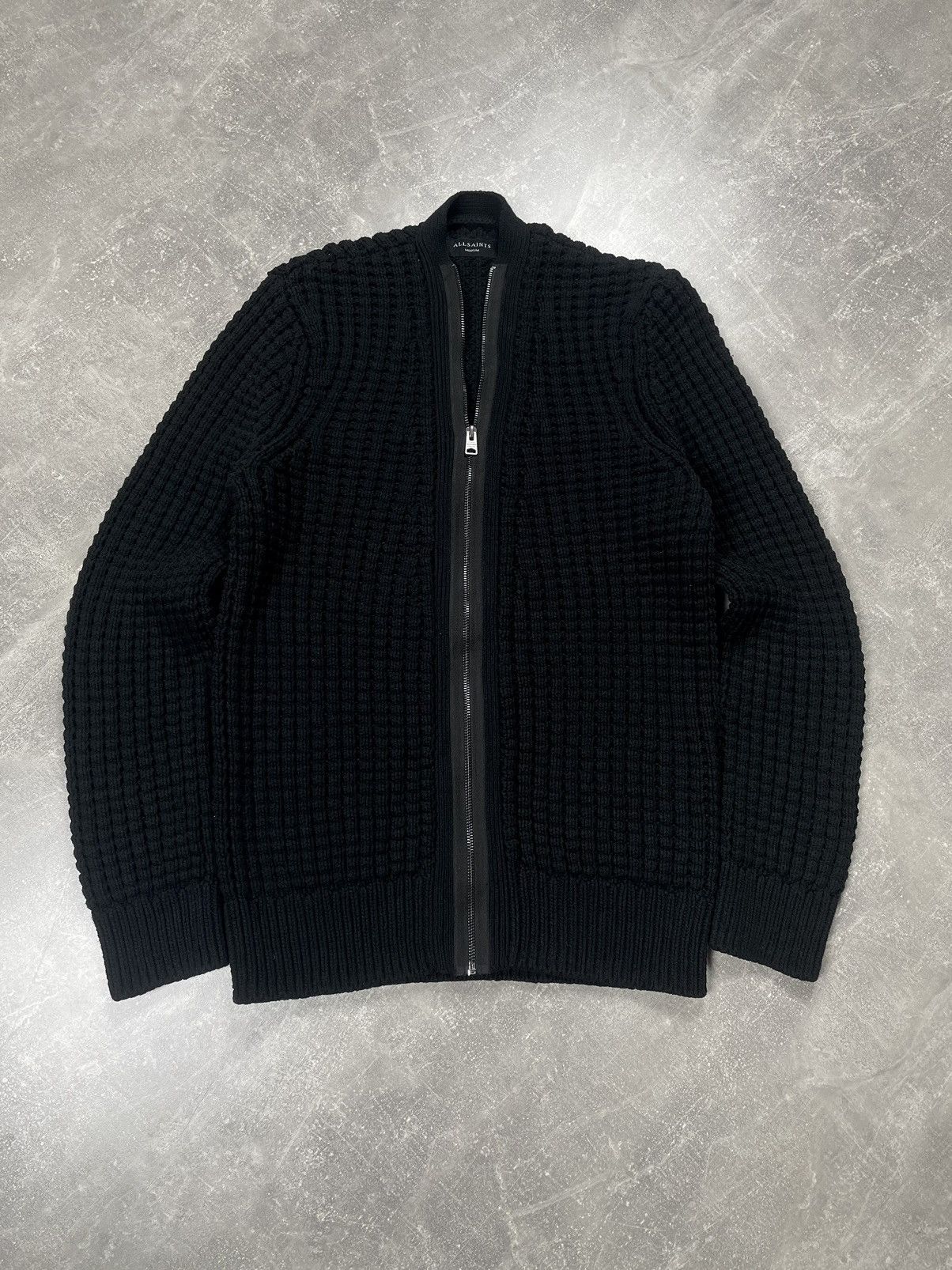 Allsaints 🖤 AllSaints Opium Avant Garde Wool Knitted Cardigan Sweater Size US M / EU 48-50 / 2 - 3 Thumbnail
