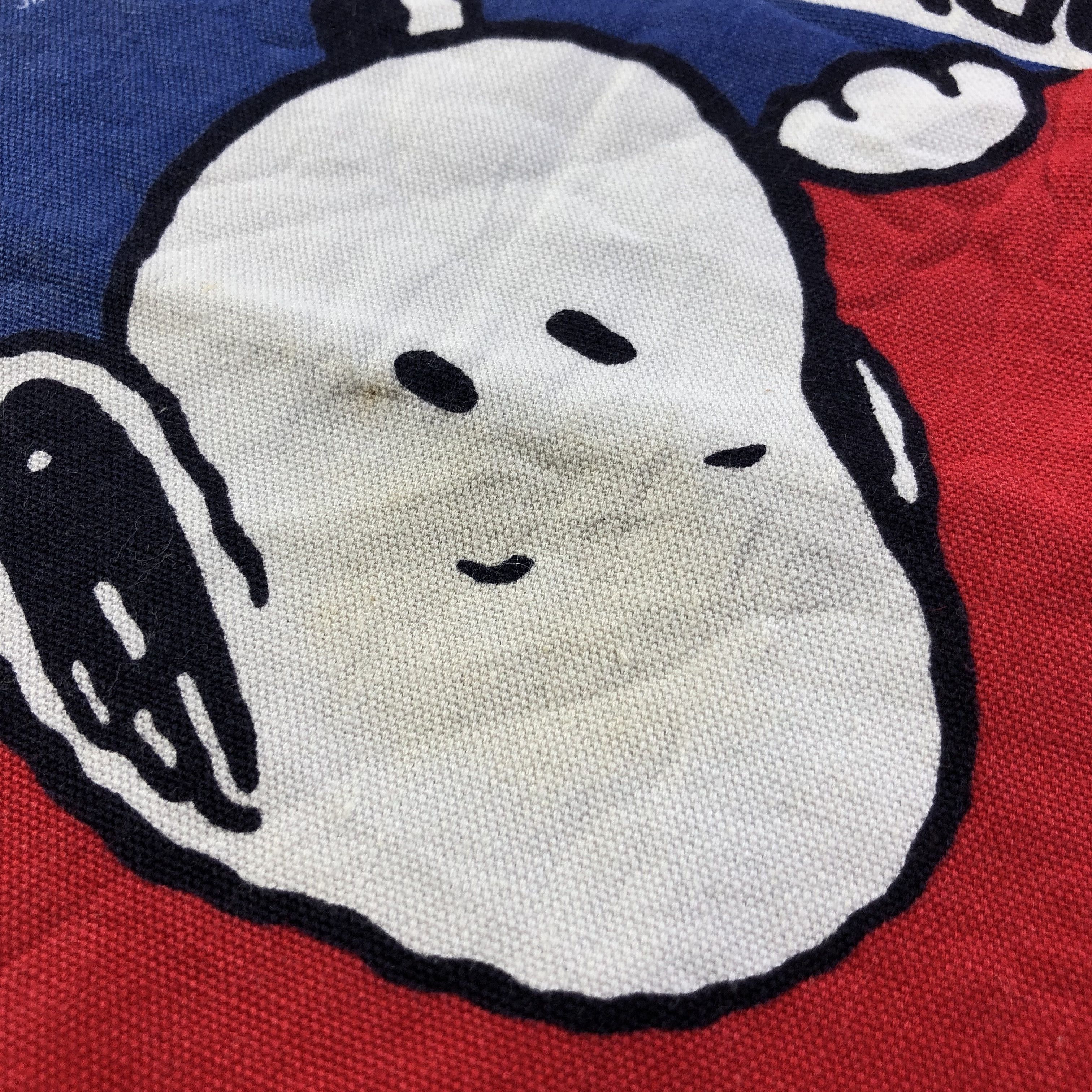Peanuts × Vintage Snoopy Handkerchief Neckerchief Bandana H2312 Size ONE SIZE - 7 Thumbnail