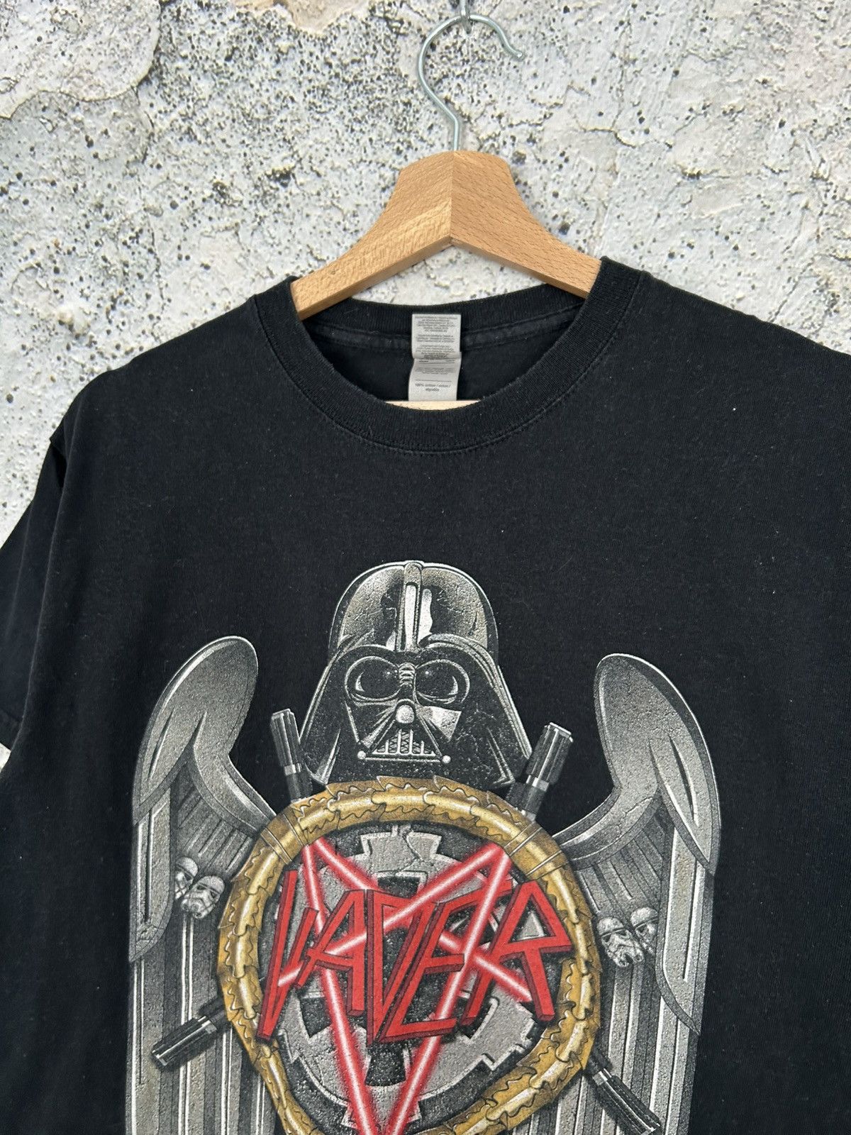Band Tees Slayer Darth Vader Star Wars Rock Band Tee Vintage Metal Size US M / EU 48-50 / 2 - 3 Thumbnail