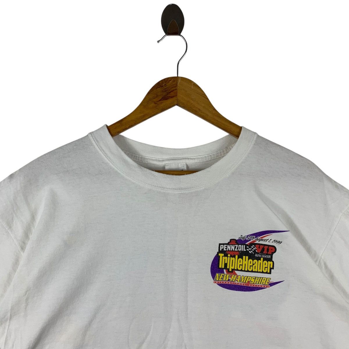 Vintage Vintage NASCARS pennzoil big print tee Size US XL / EU 56 / 4 - 3 Thumbnail