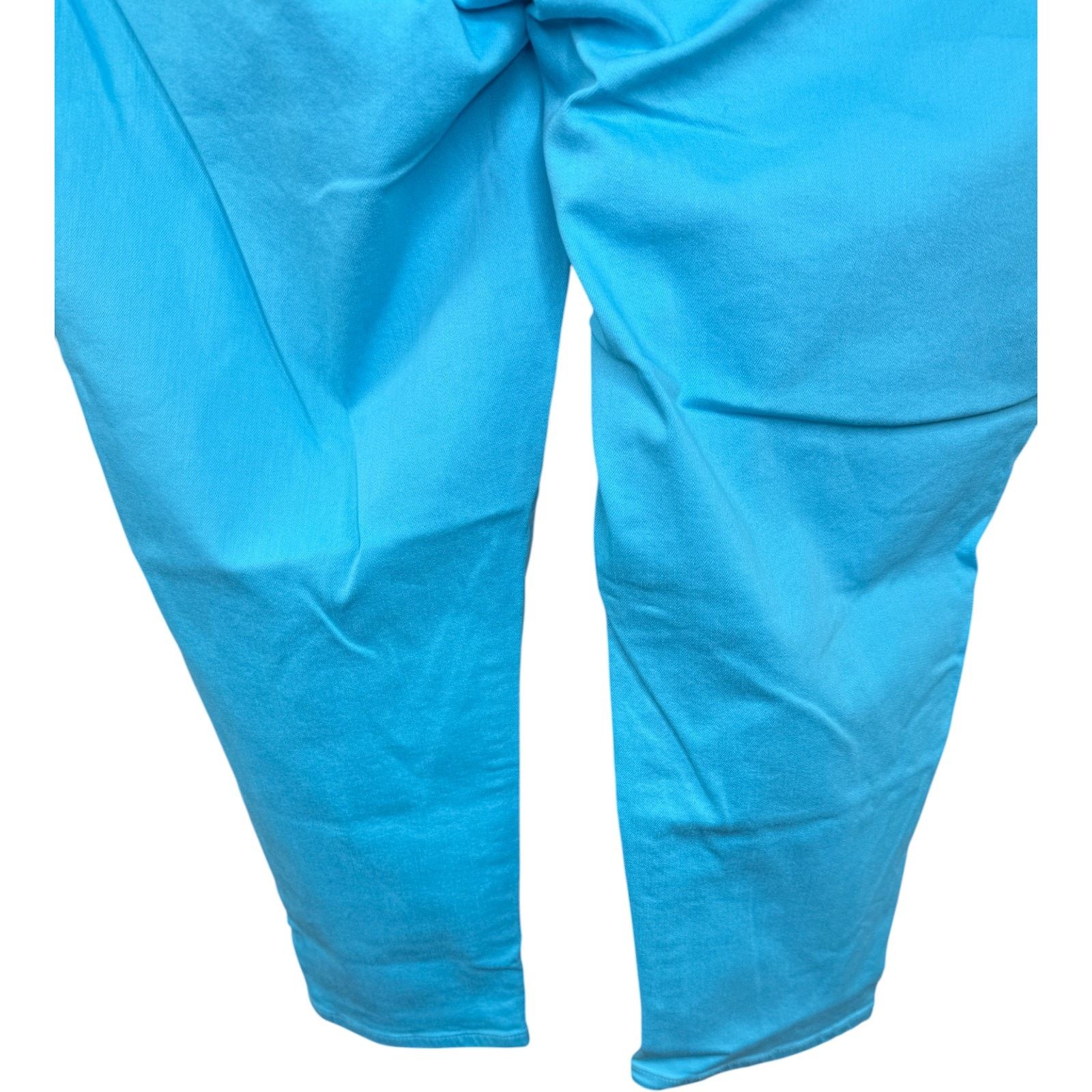 Jason Wu J Jason Wu Denim Straight Leg Cropped Jeans Blue 28W Size 40" / US 18 - 7 Thumbnail