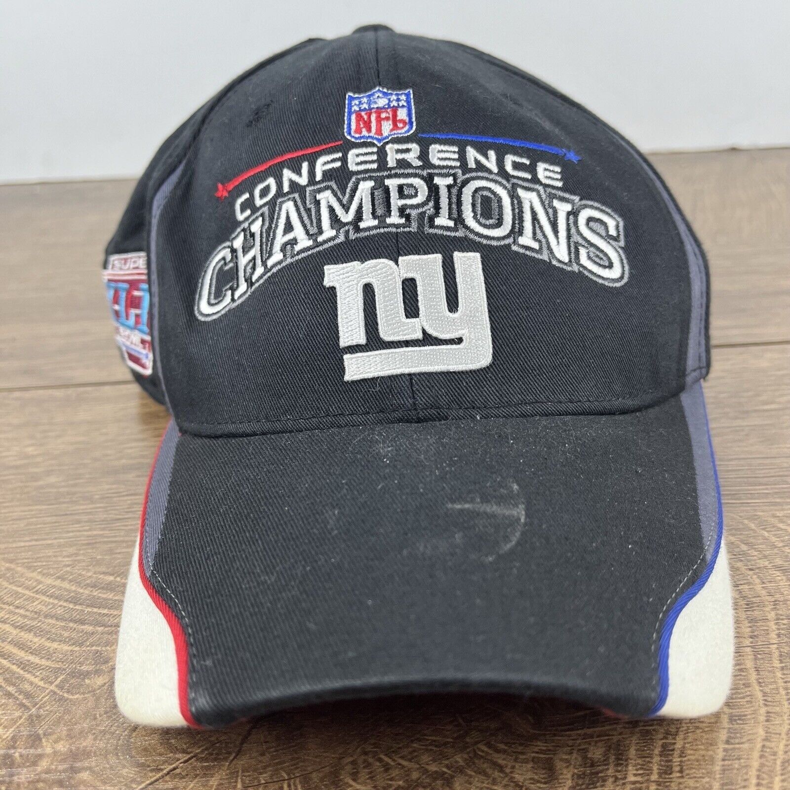 Reebok New York Giants Hat Conference Champions Black Adjustable Ha Size ONE SIZE - 4 Thumbnail