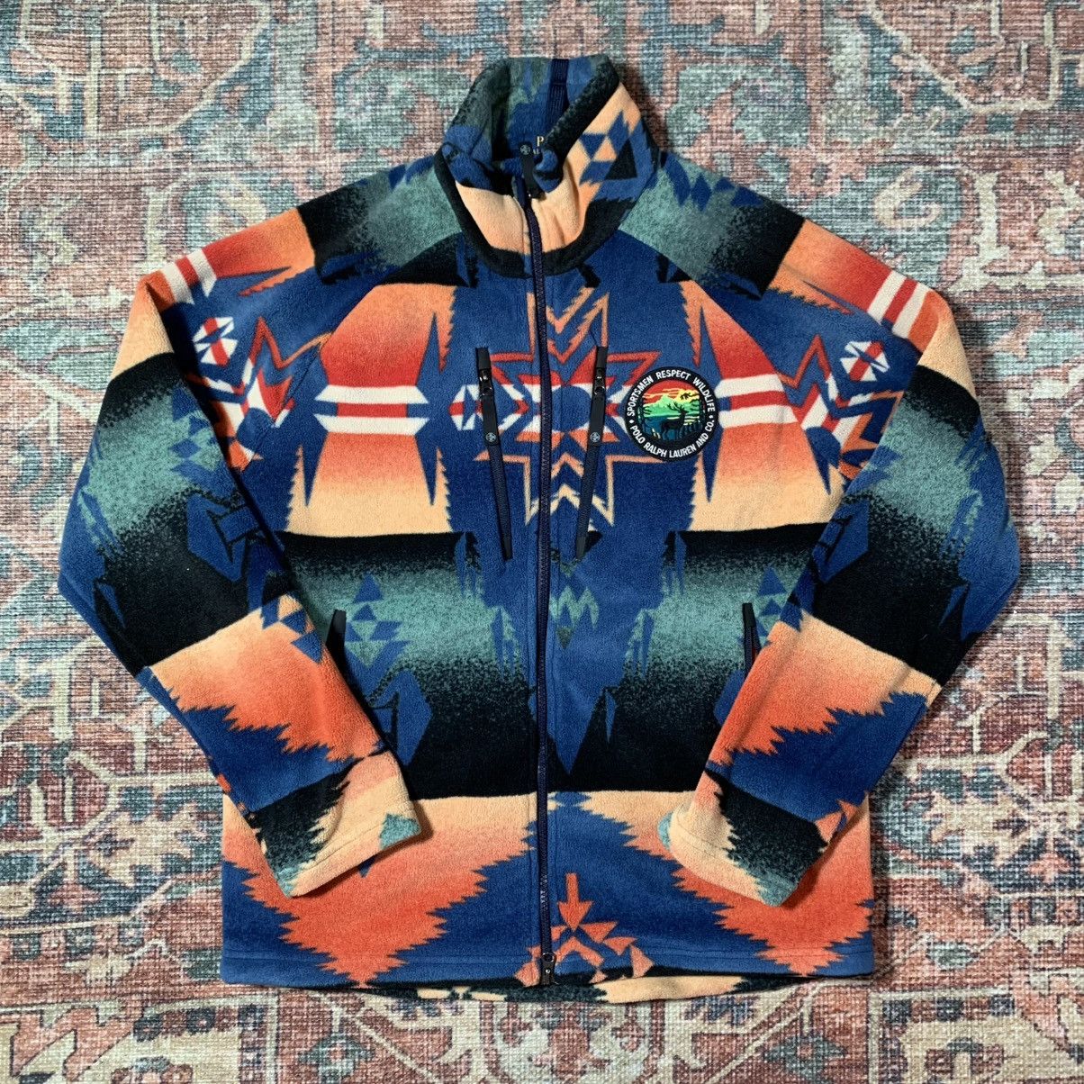 Polo Ralph Lauren Polo Ralph Lauren Sportsman Aztec Wildlife Fleece Jacket M Size US M / EU 48-50 / 2 - 1 Thumbnail