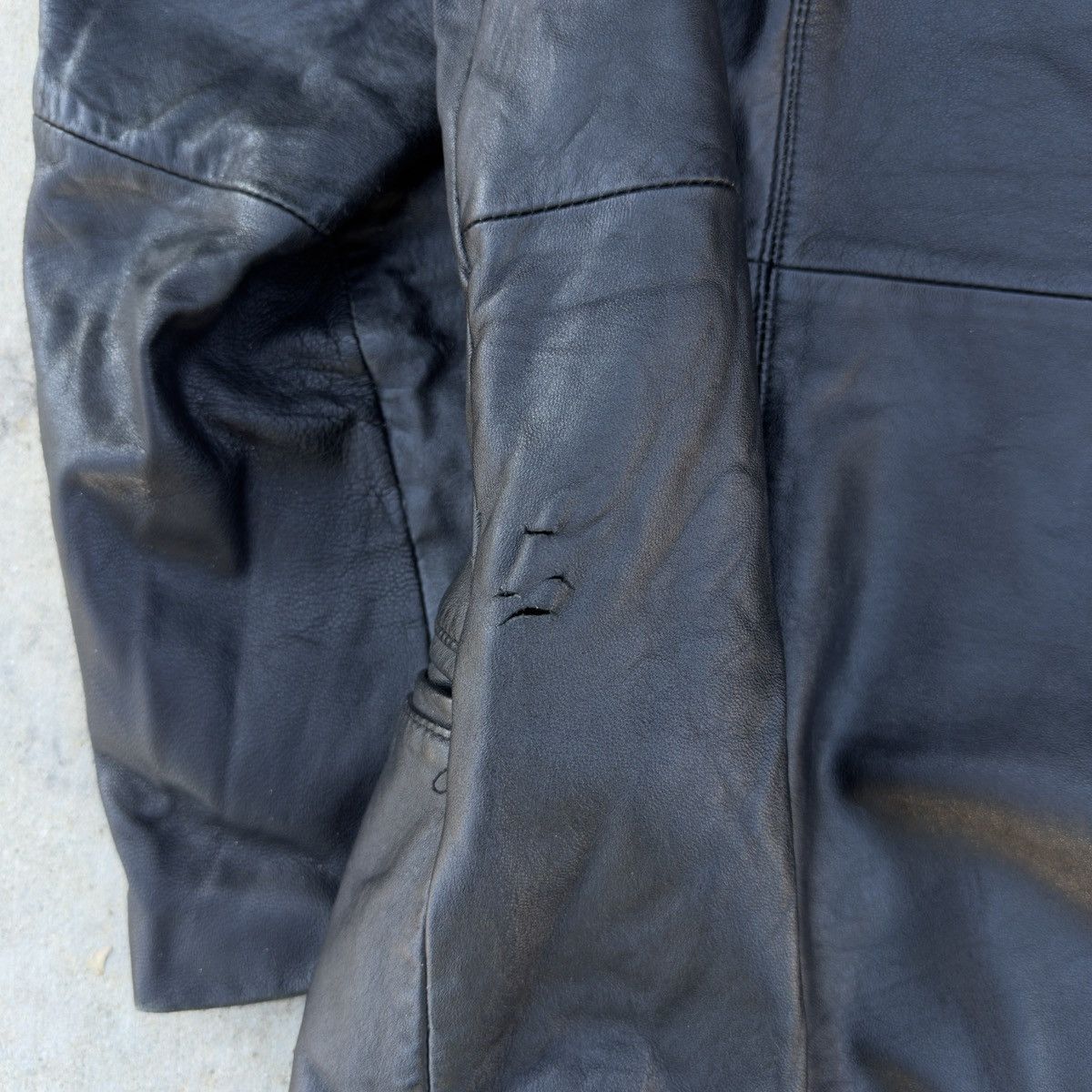 Other Vintage New York Classics Black Genuine Leather Zip-Up 18/20 Size US L / EU 52-54 / 3 - 7 Thumbnail