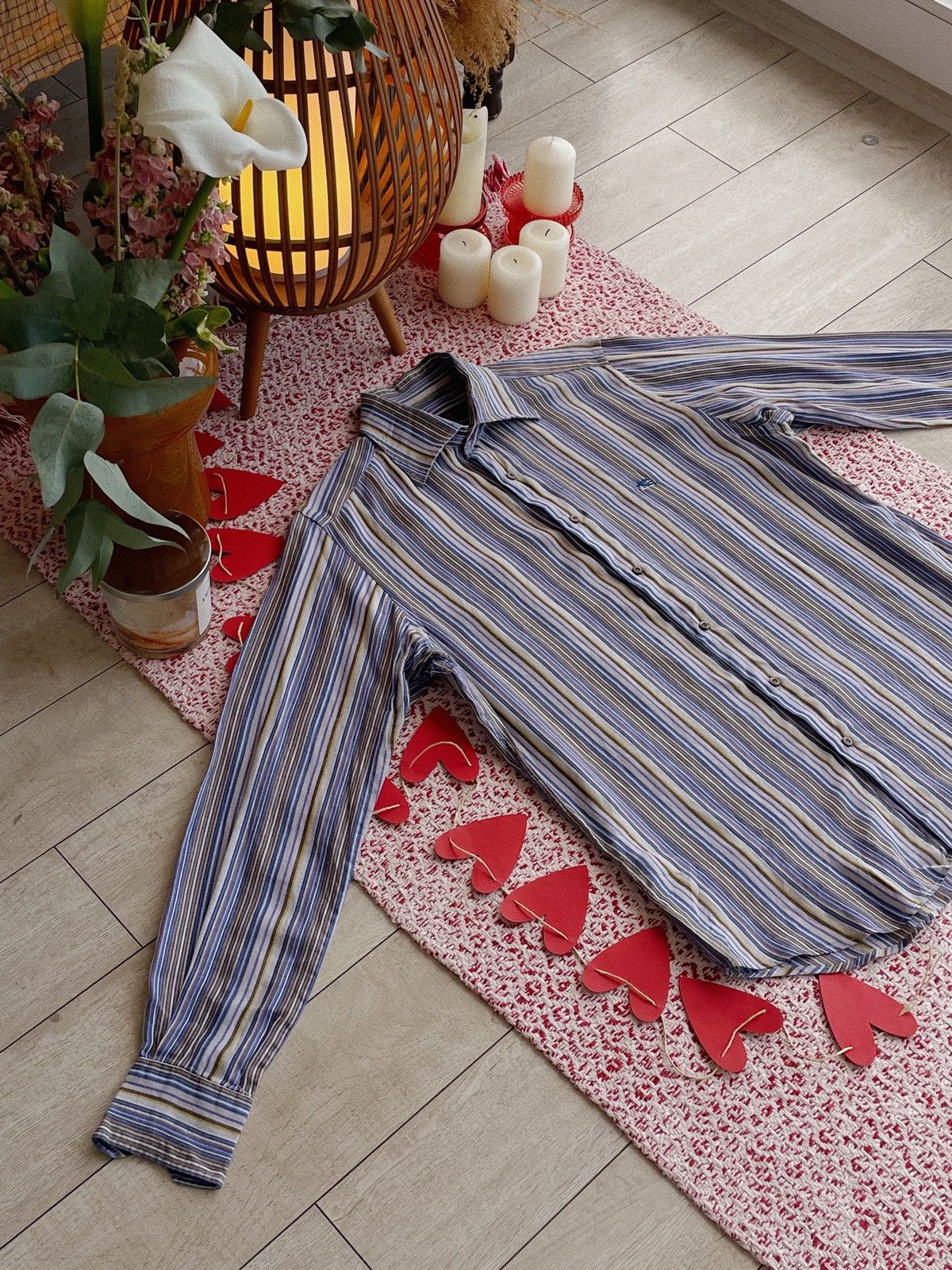 Etro Etro Milano Linen Striped Shirt Size US L / EU 52-54 / 3 - 1 Thumbnail