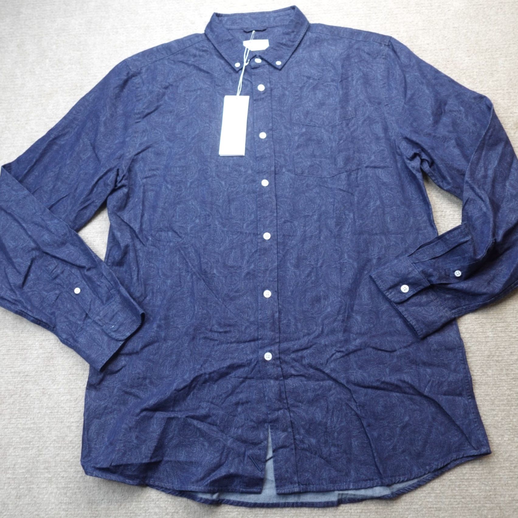 Saturdays NYC Saturdays NYC Shirt XL Blue floral paisley all over print NEW Size US XL / EU 56 / 4 - 2 Thumbnail