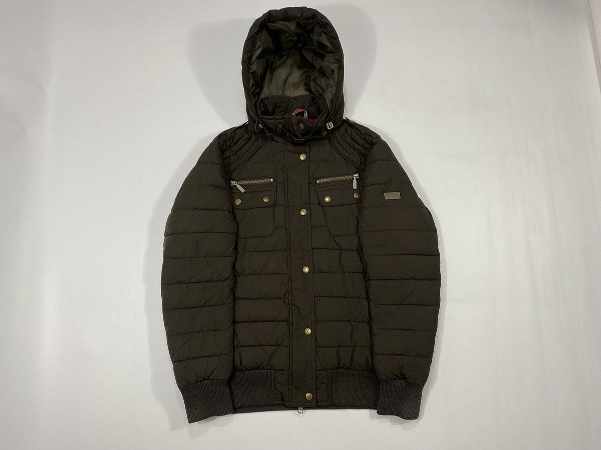 Barbour Barbour UK Short Bomber Jacket Quilted Insulated Size L / US 10 / IT 46 - 20 Thumbnail
