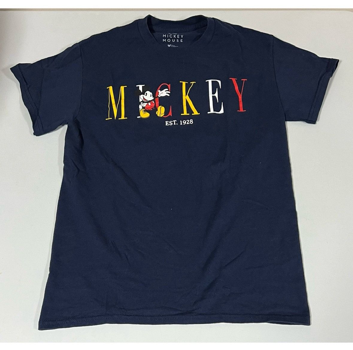 Disney Disney Navy Blue Mickey Mouse Graphic T-Shirt Tee Size S ♥️✨ Size US S / EU 44-46 / 1 - 1 Thumbnail