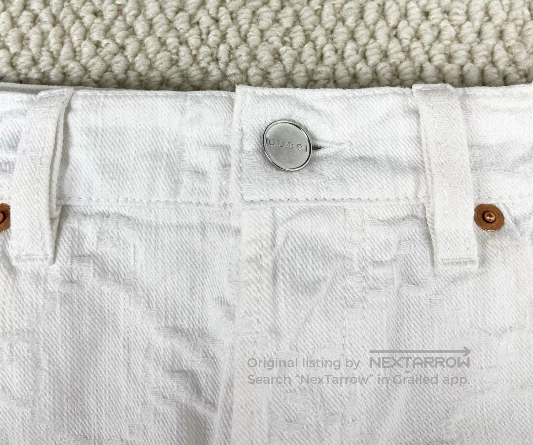 Gucci gucci double g logo denim shorts. Size 25" / US 0 / IT 36 - 5 Thumbnail