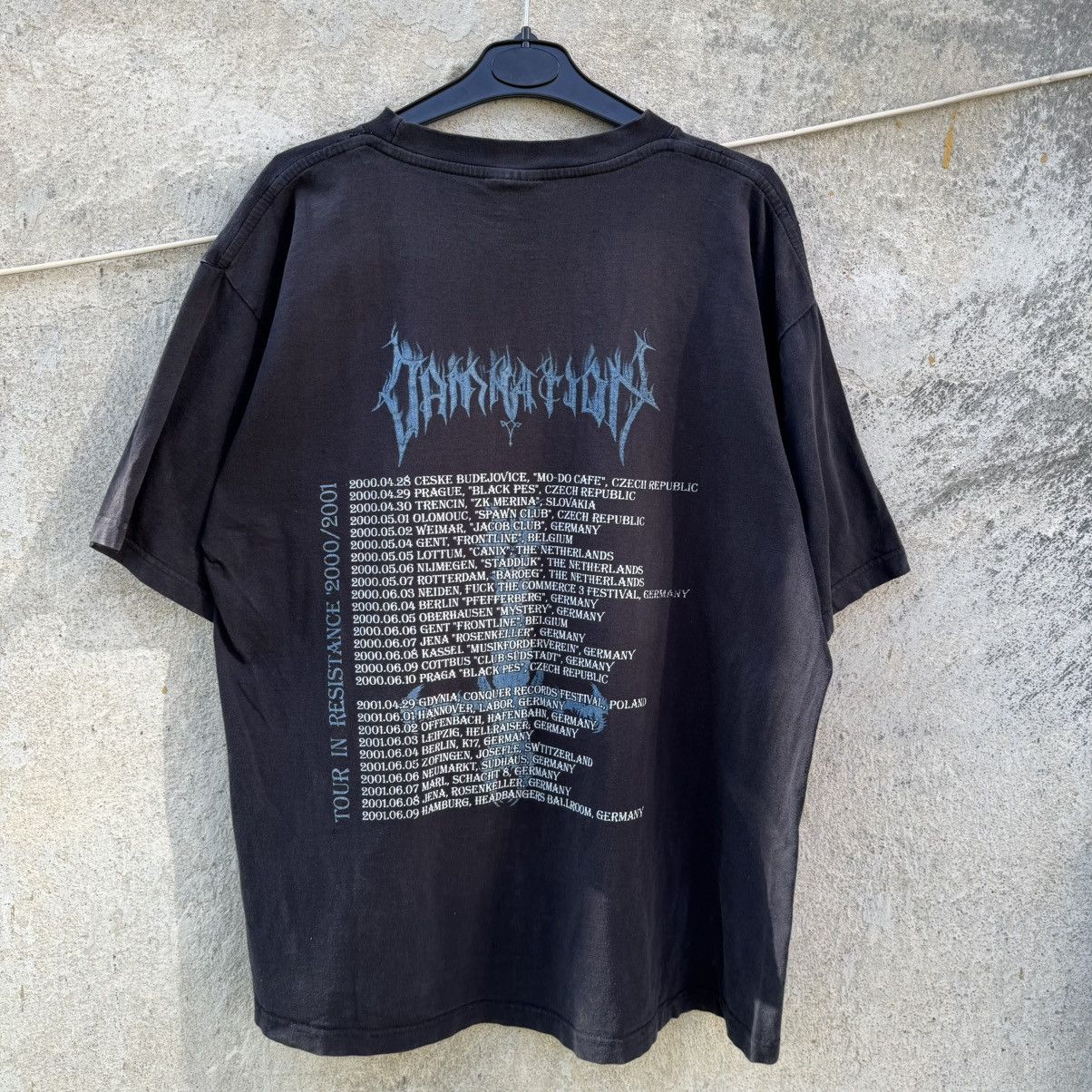 Band Tees Vintage Damnation Polish Thrashed Metal Band Tee Washed Size US L / EU 52-54 / 3 - 2 Thumbnail