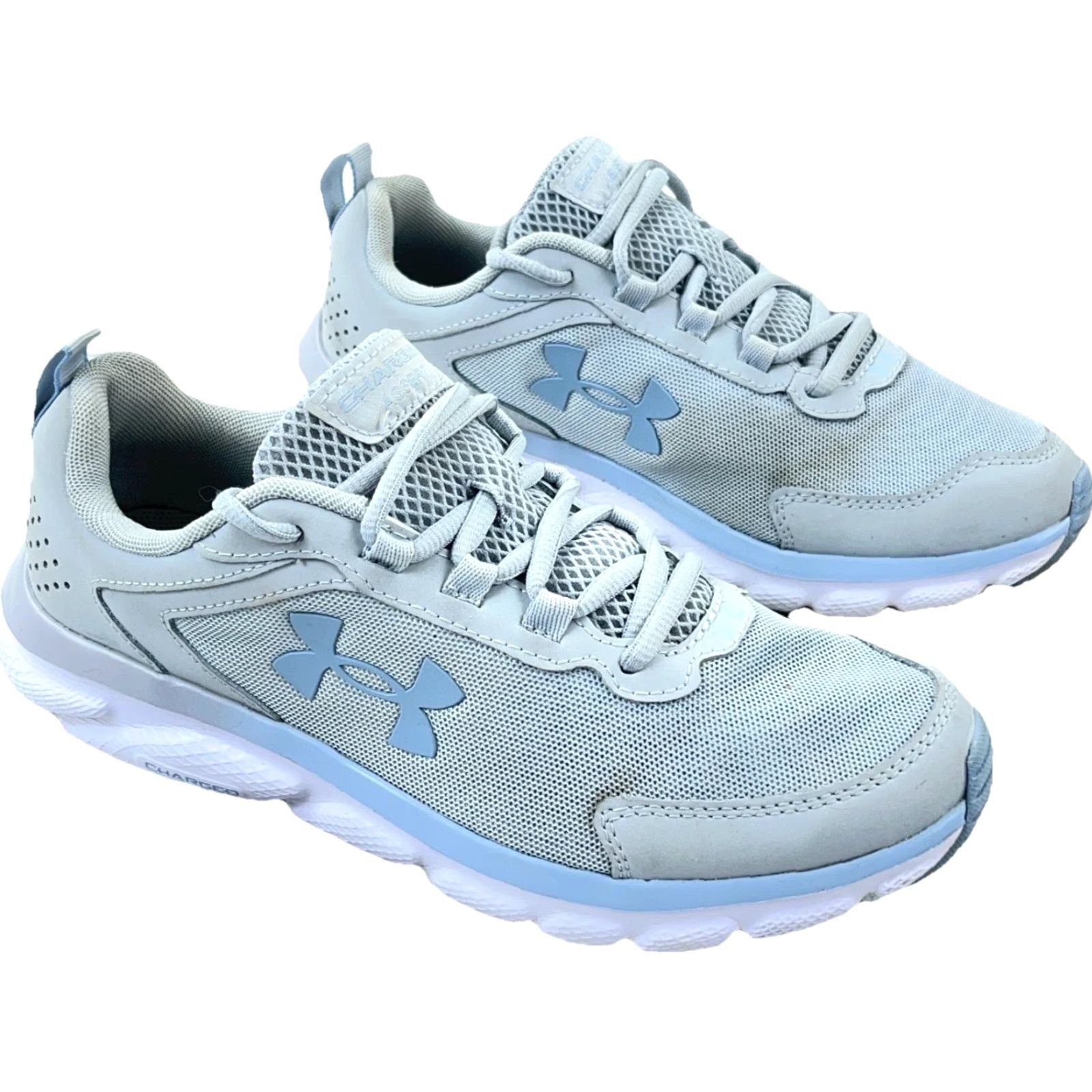 Under Armour Under Armour Charged Assert 9 Sneakers Women's 8.5 Gray Cushioned Running & Jogging Low Top Size US 6 / IT 36 - 2 Thumbnail
