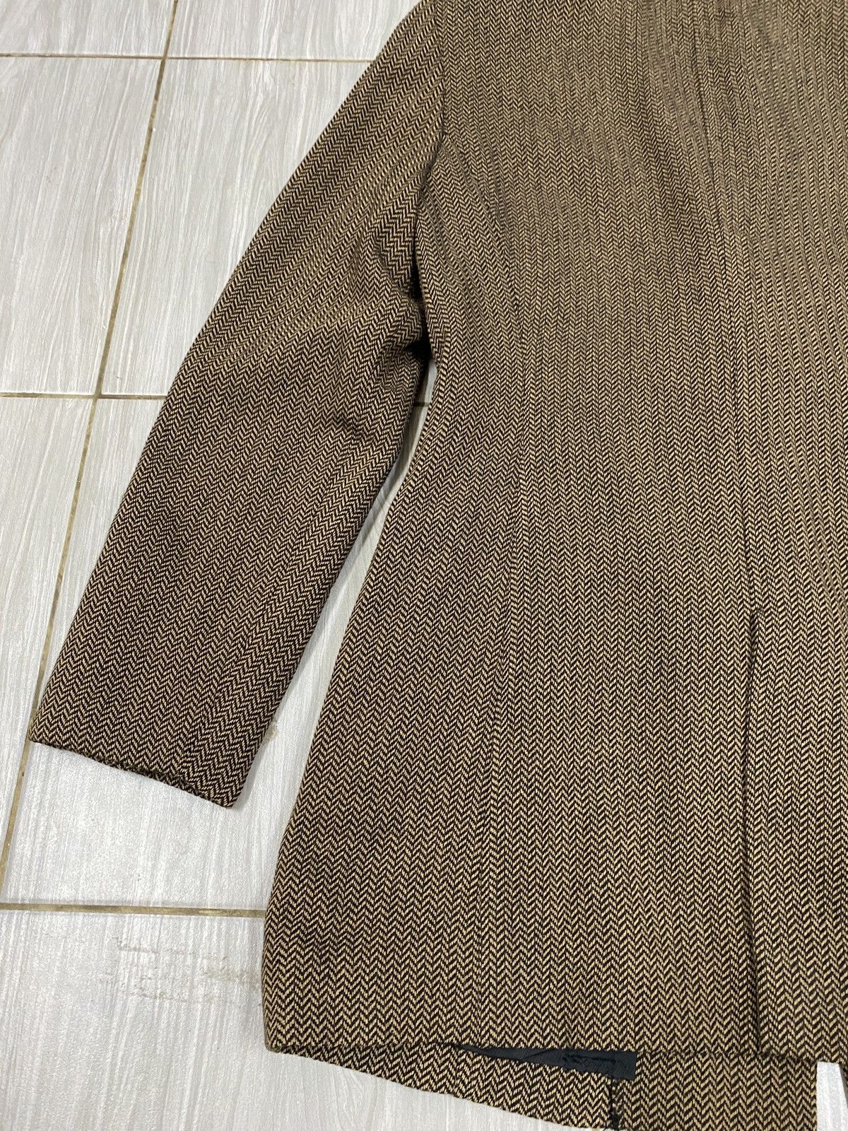 Christian Dior Monsieur VTG Christian Dior Sports Herringbone Wool Blazer Jacket Size M / US 6-8 / IT 42-44 - 9 Thumbnail