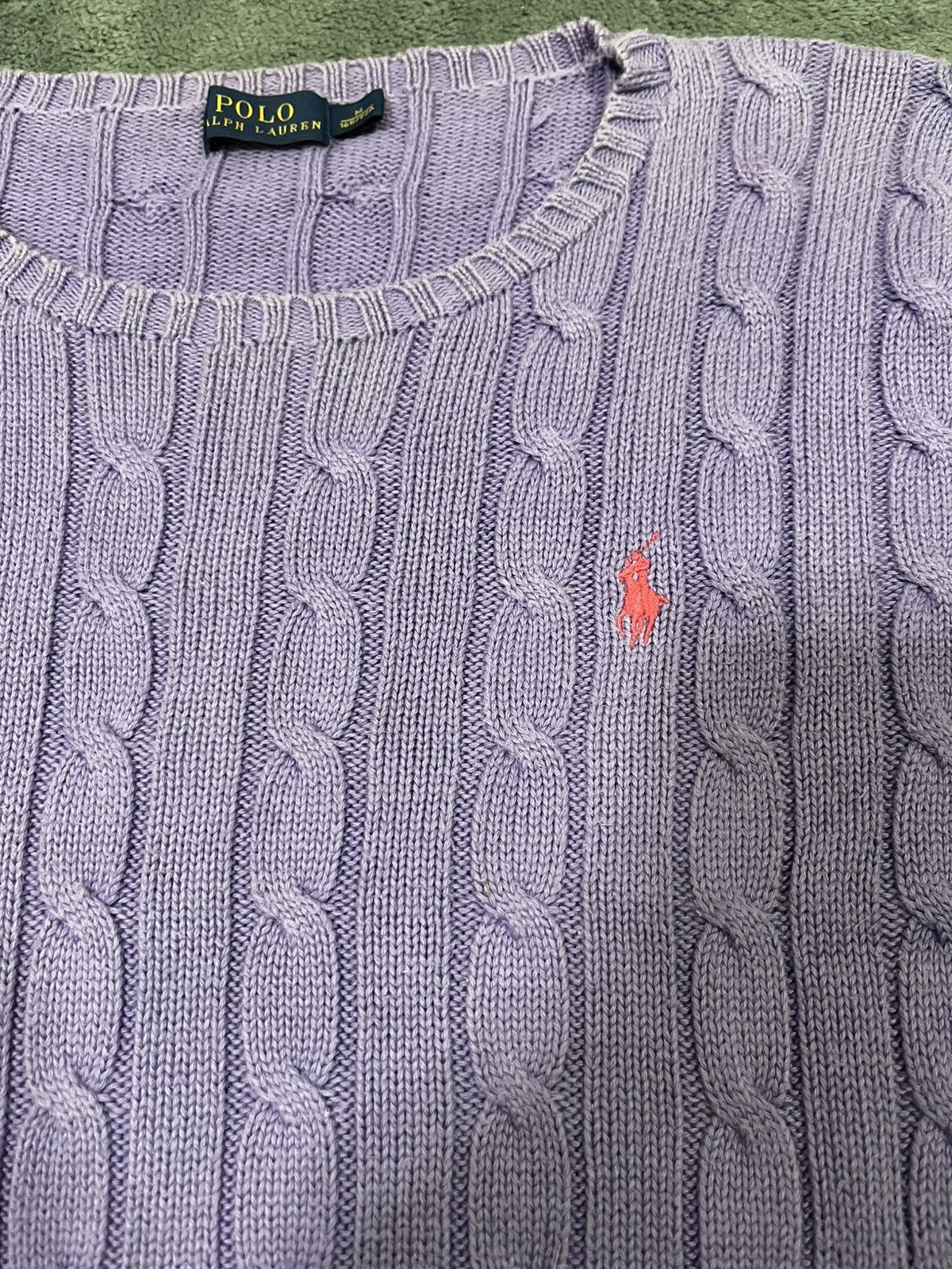 Polo Ralph Lauren Polo Ralph Lauren Cable Knit Sweater Size M / US 6-8 / IT 42-44 - 2 Thumbnail