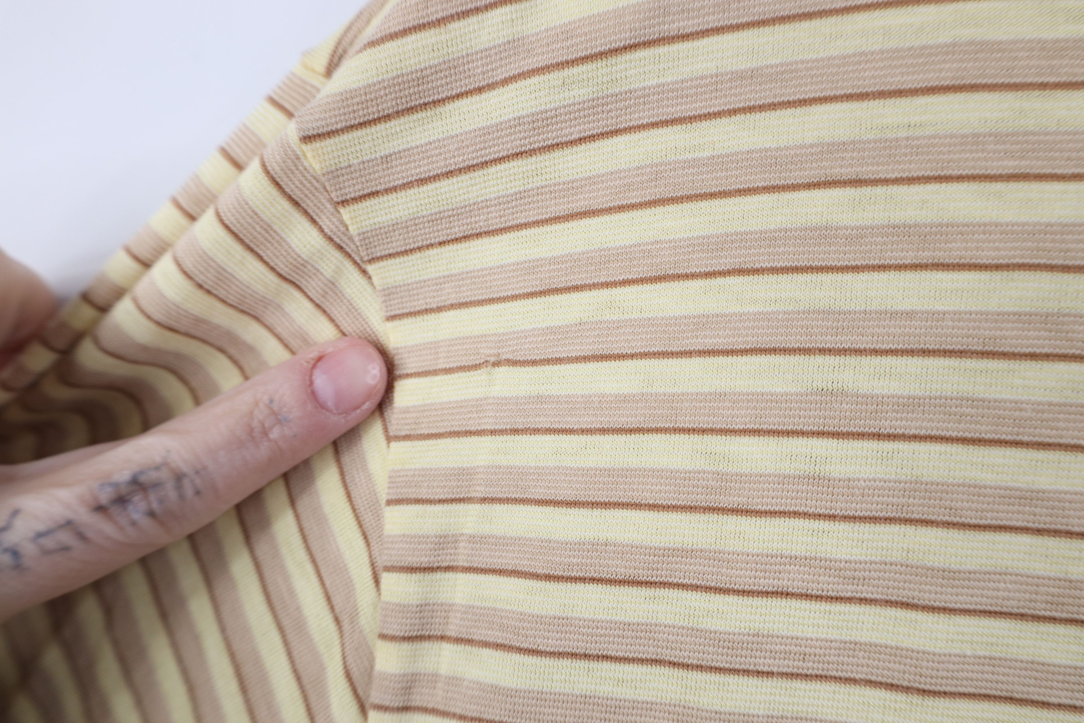 Vintage Vintage 70s Streetwear Block Knit Collared Golf Polo Shirt Size US XL / EU 56 / 4 - 10 Thumbnail