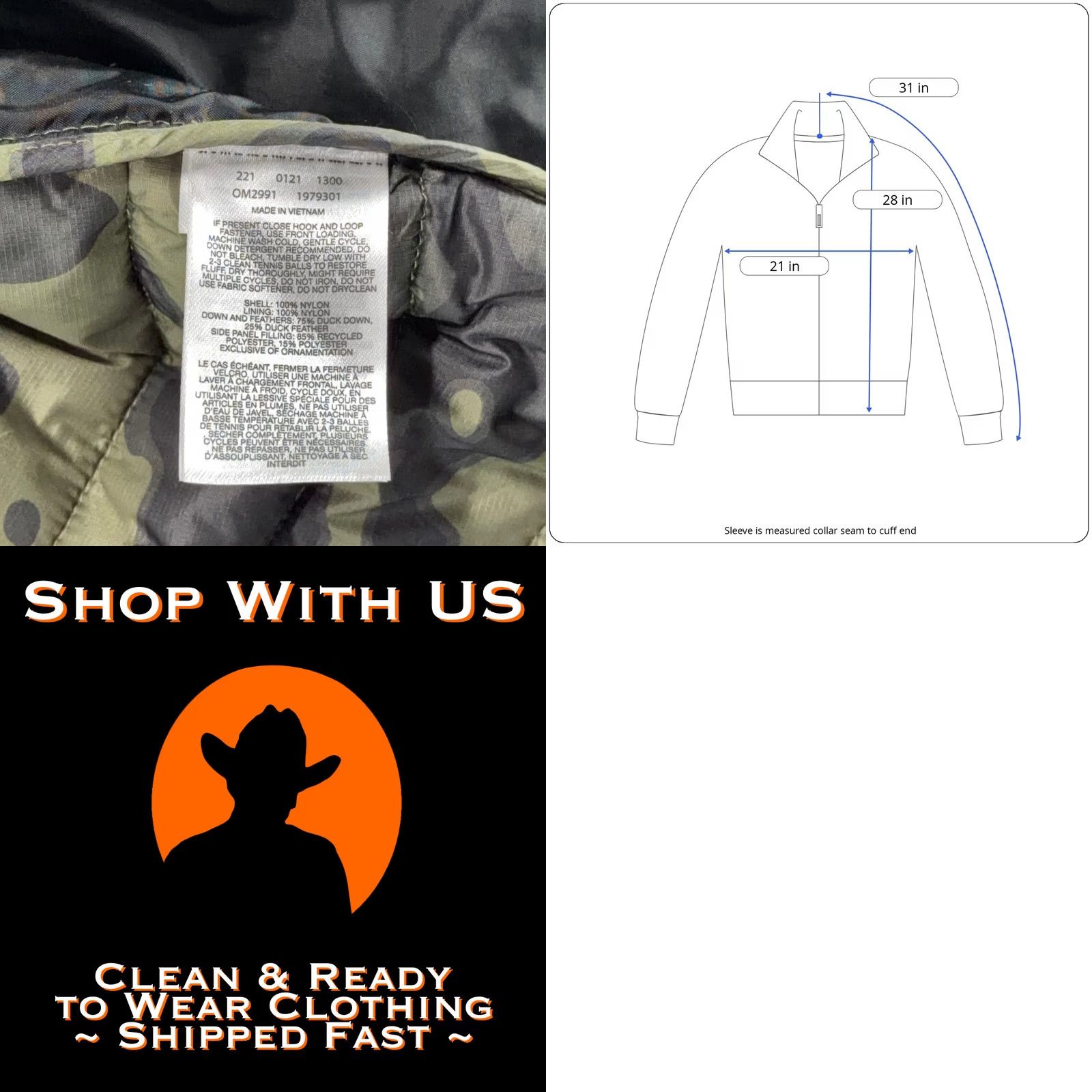 Mountain Hardwear Mountain Hardwear Jacket Adult Medium Green Camouflage Down Puffer Summit Size US M / EU 48-50 / 2 - 8 Thumbnail