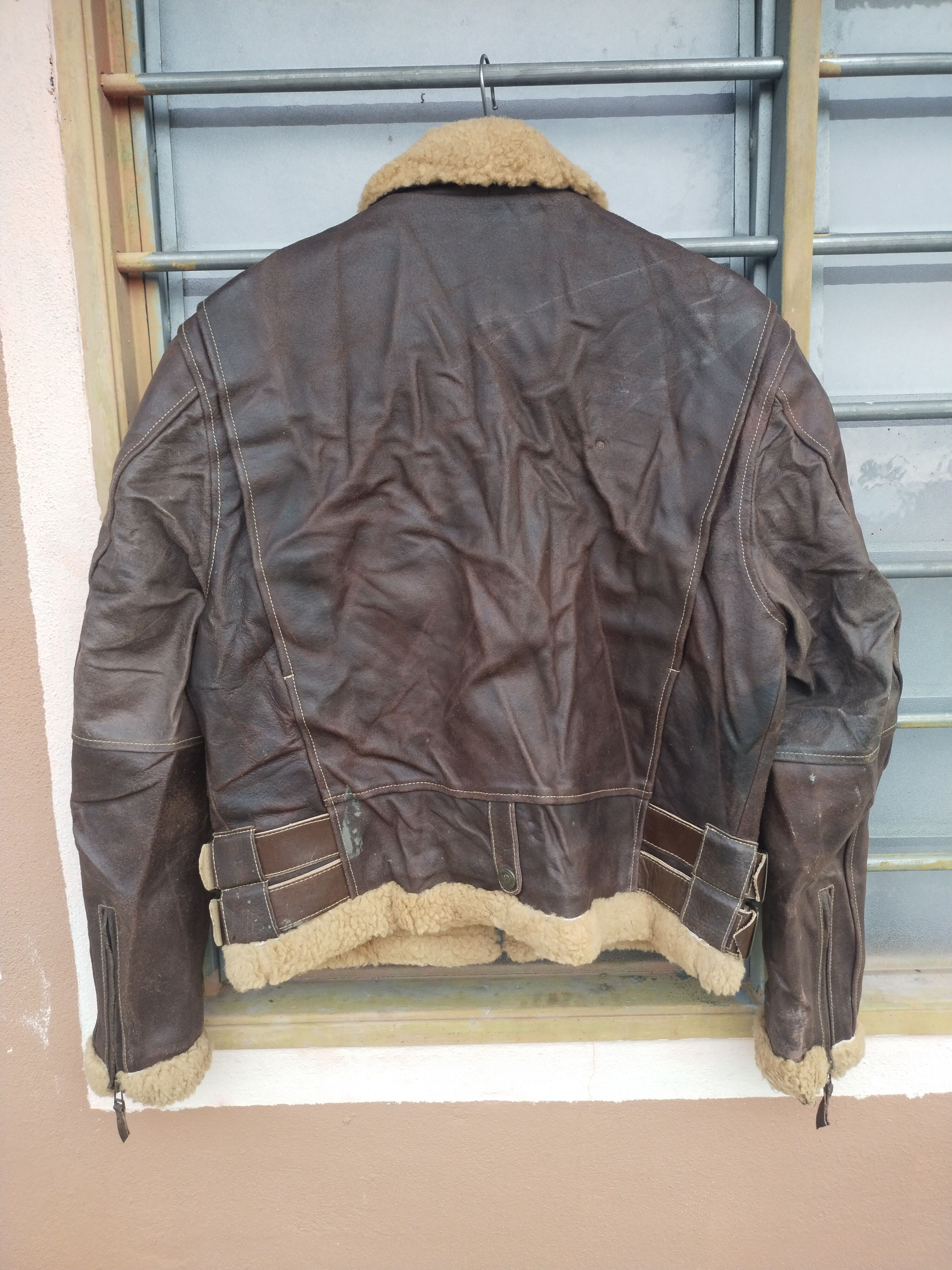Harley Davidson Vintage C-OS 1957 Harley Davidson Motorcycle Champ Leather Size US L / EU 52-54 / 3 - 14 Thumbnail