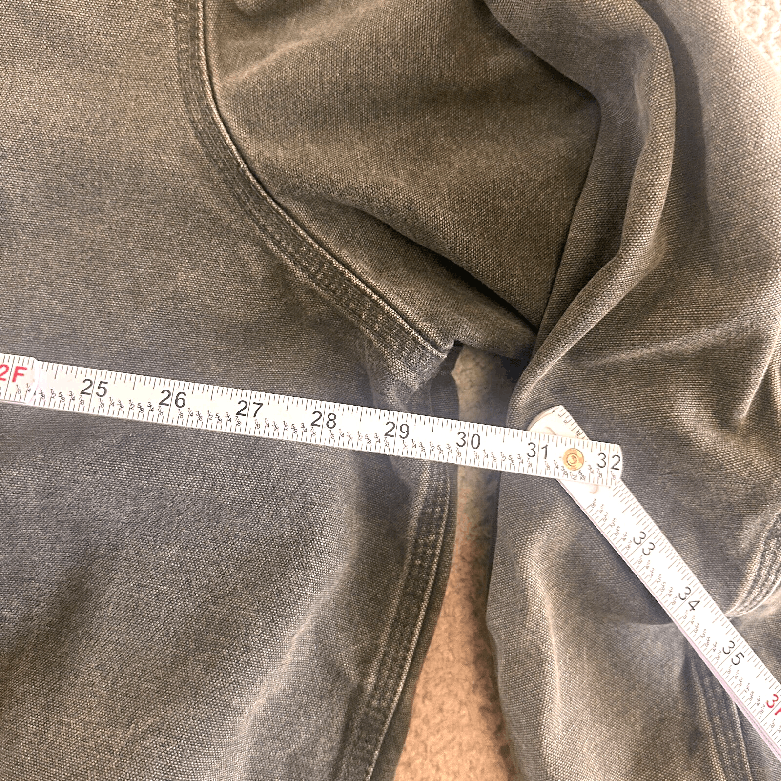 Carhartt Vintage Carhartt Hooded Jacket J25 MOS Duck Canvas XL Moss Size US XL / EU 56 / 4 - 3 Thumbnail