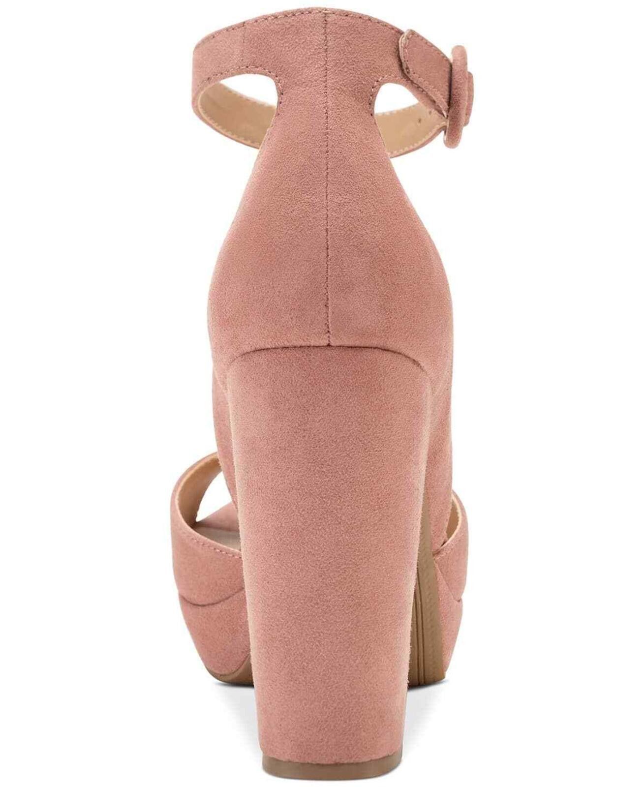 Other Sun + Stone Mauve Reeta Block-Heel Platform Sandals Size US 11 / IT 41 - 3 Thumbnail