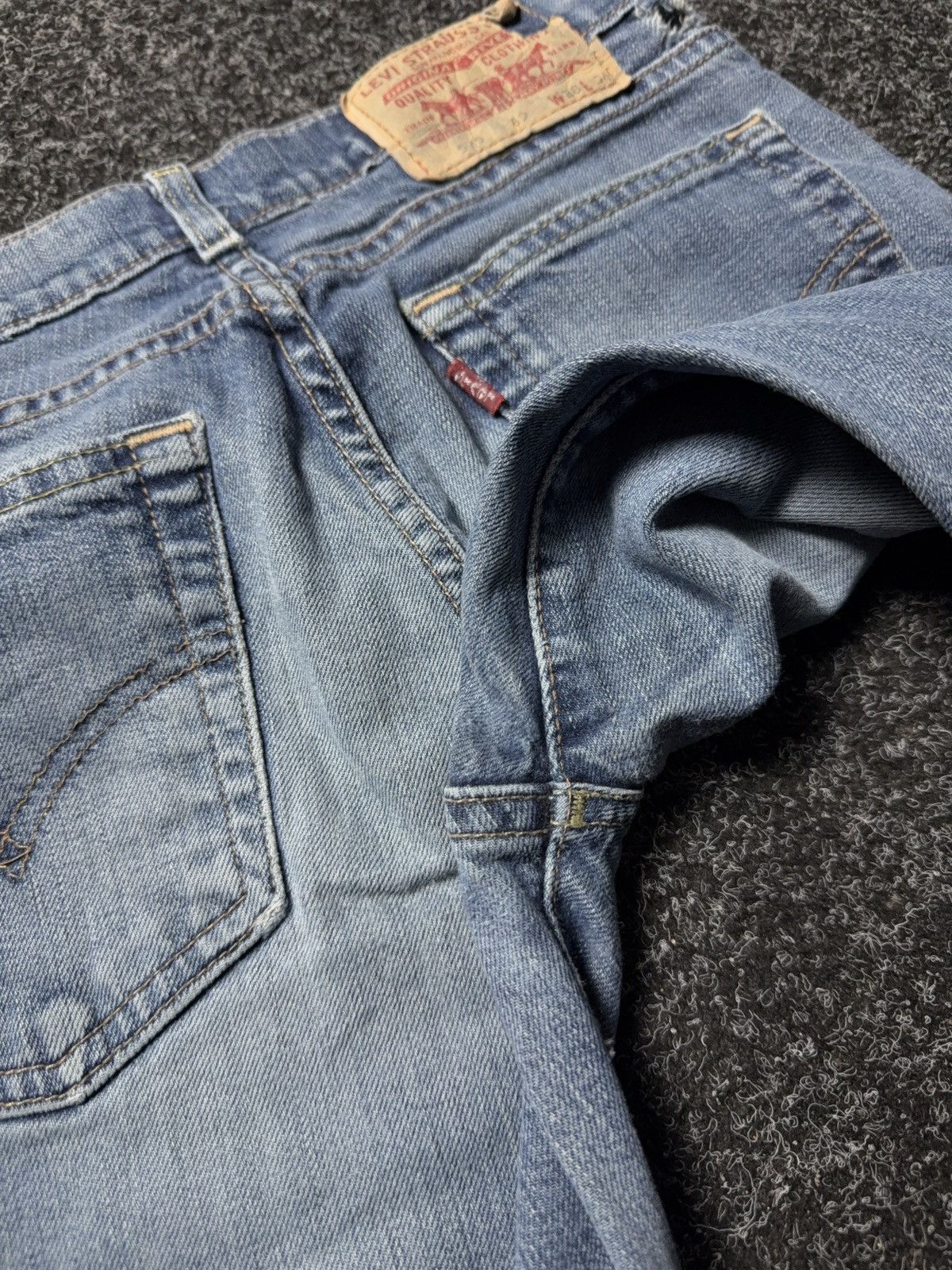Levi's Vintage 00s Levi’s 529 Curvy Bootcut Jeans Y2K Flare Vintage Size 27" / US 4 / IT 40 - 21 Thumbnail