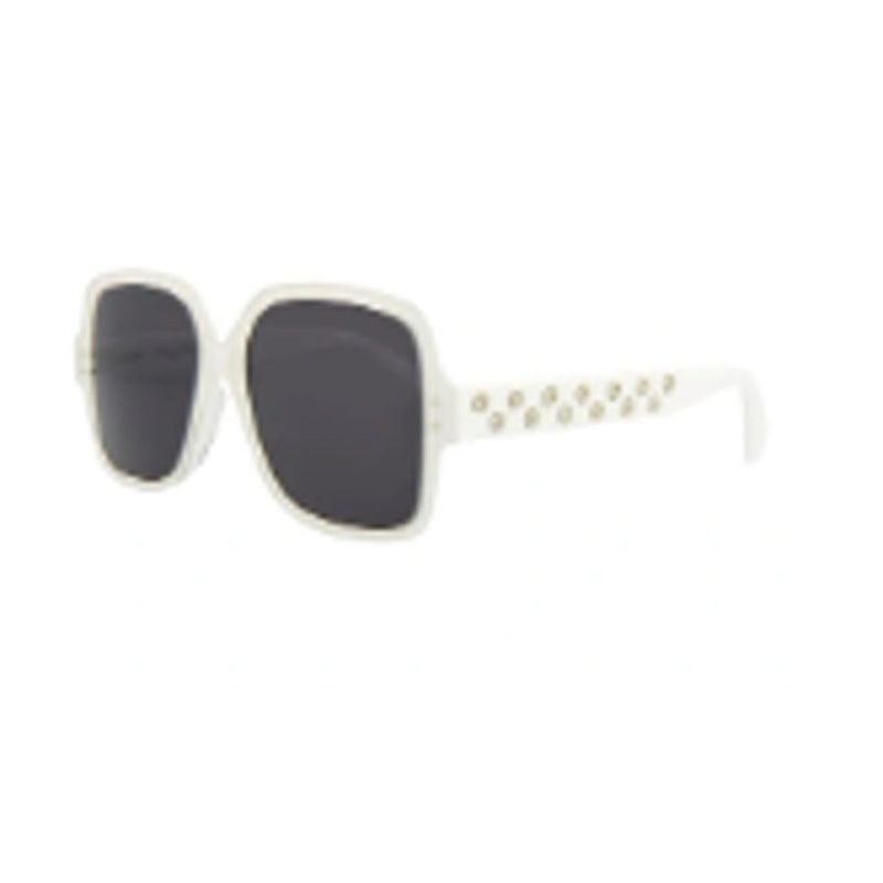 Alaia Alaïa 56mm Square Sunglasses white grey Size ONE SIZE - 2 Thumbnail