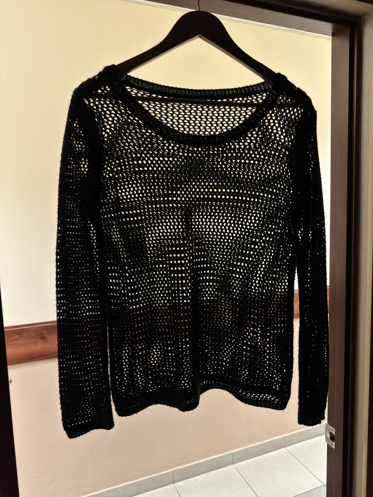 If Six Was Nine × Japanese Brand × Le Grande Bleu (L.G.B.) Vintage Japanese Mesh Knit Sweater Size US M / EU 48-50 / 2 - 1 Thumbnail