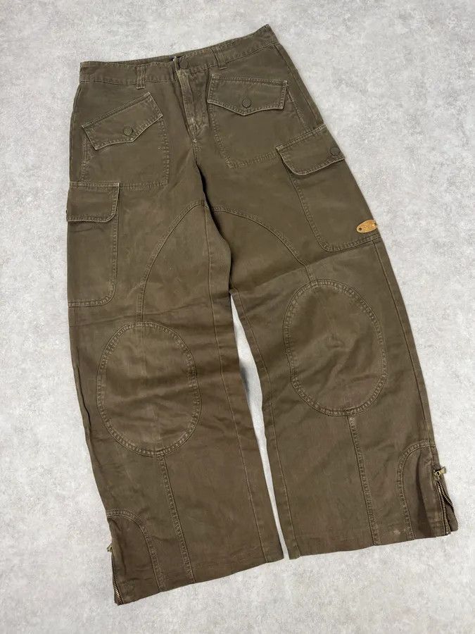 Dolce & Gabbana SS2003 Dolce & Gabbana Olive Combat Large Cargo Pants Size 26" / US 2 / IT 38 - 5 Thumbnail