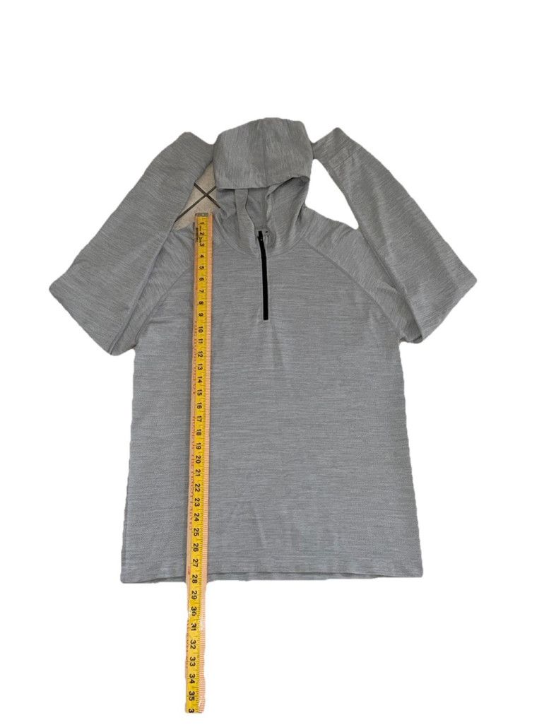 Fabletics FABLETICS THE TRAINING DAY QUARTER ZIP HOODIE GREY SZ LARGE Size US L / EU 52-54 / 3 - 3 Thumbnail
