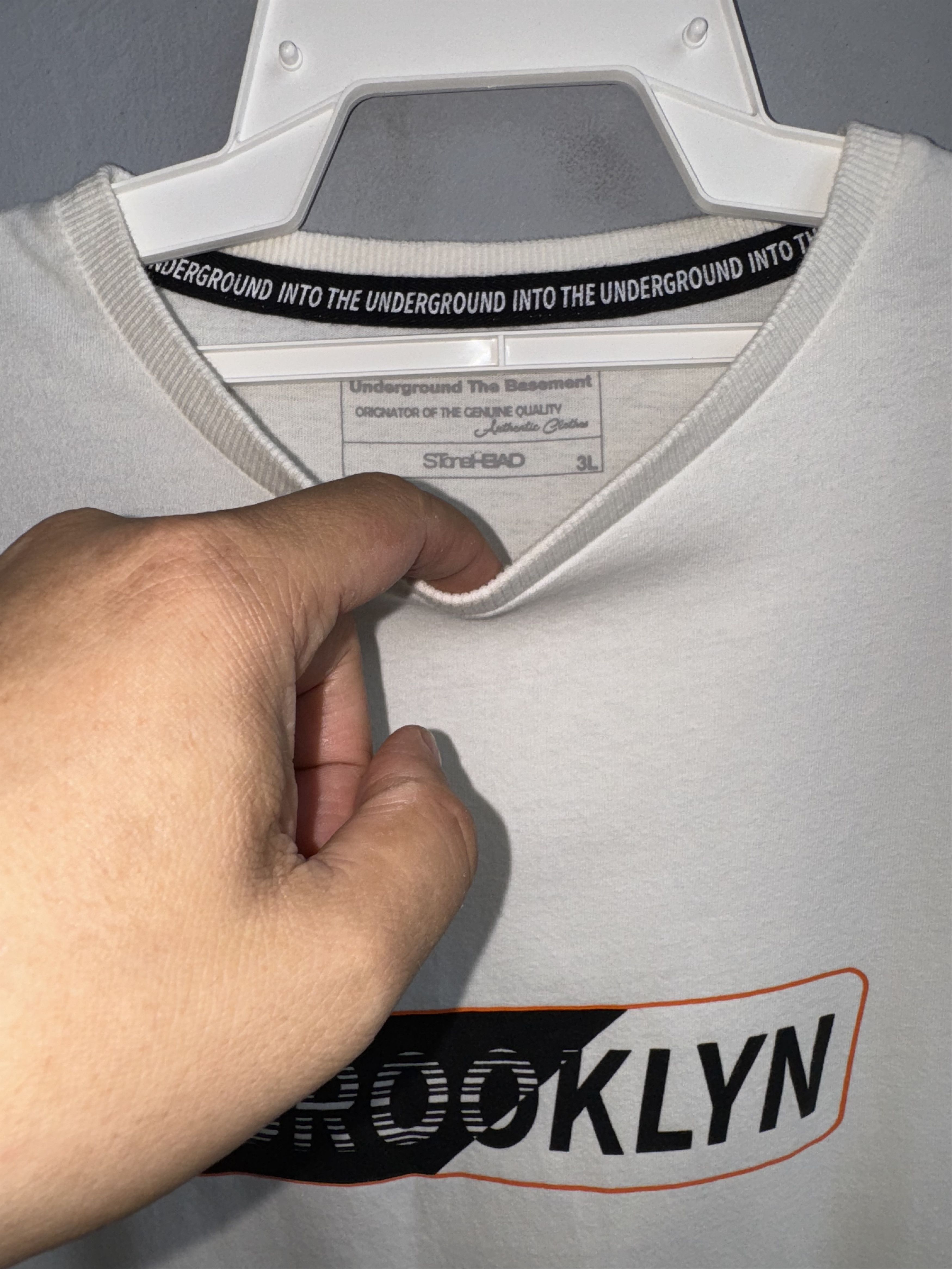 Brooklyn Cloth × Brooklyn Clothing Brooklyn Spellout Longsleeve Shirt Size US XL / EU 56 / 4 - 2 Thumbnail