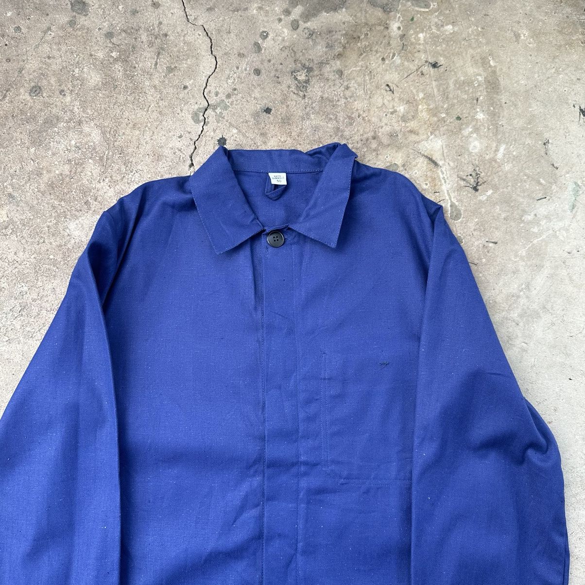 Le Laboureur Vintage 80s French Workwear Sanfor Chore Jacket Size US M / EU 48-50 / 2 - 4 Thumbnail