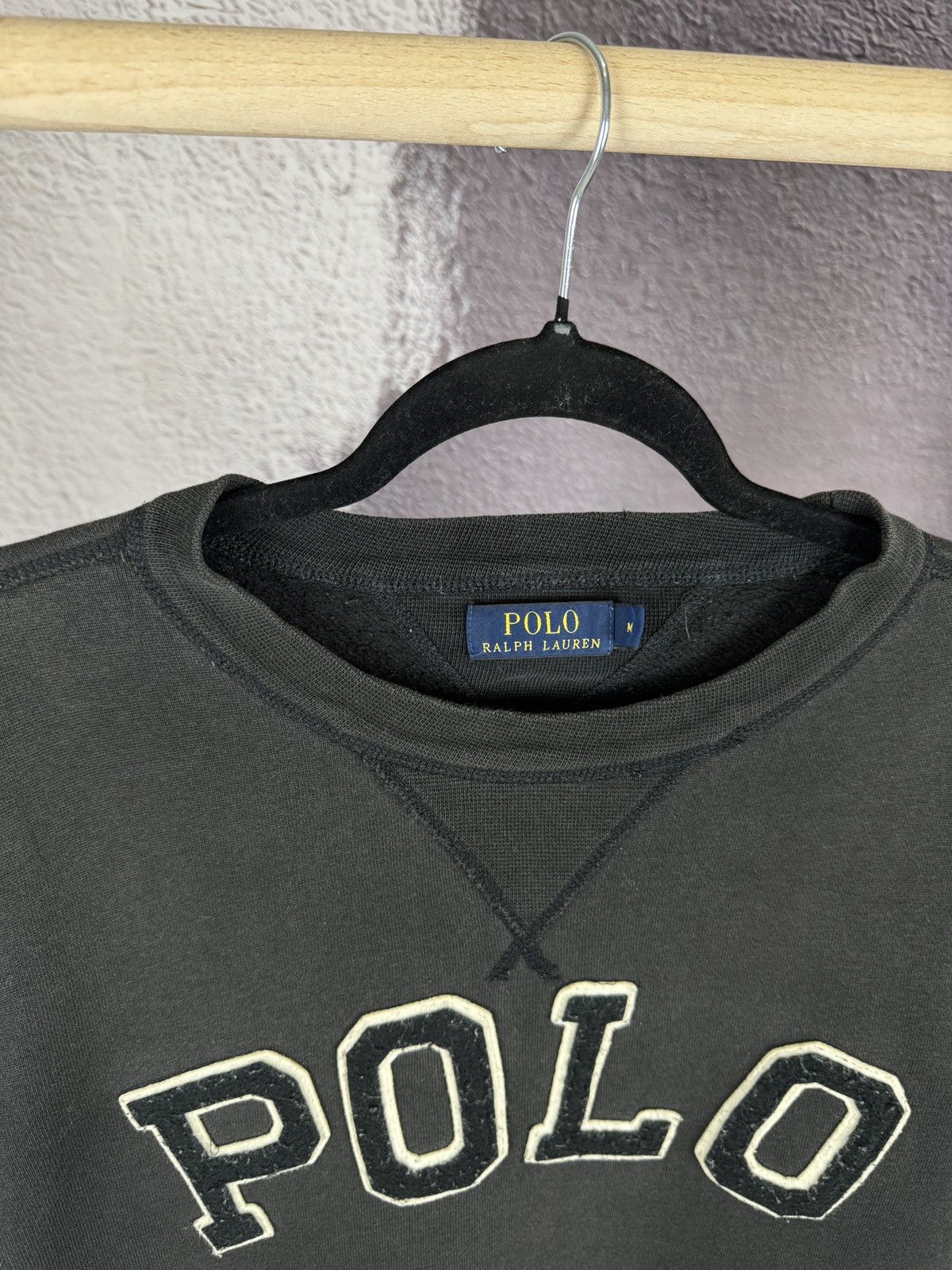 Polo Ralph Lauren Polo Ralph Lauren big logo faded sweatshirt Size US M / EU 48-50 / 2 - 5 Thumbnail