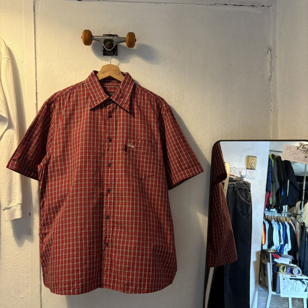 Burberry Burberry Checkered Button Ups With Logo Size US L / EU 52-54 / 3 - 1 Thumbnail