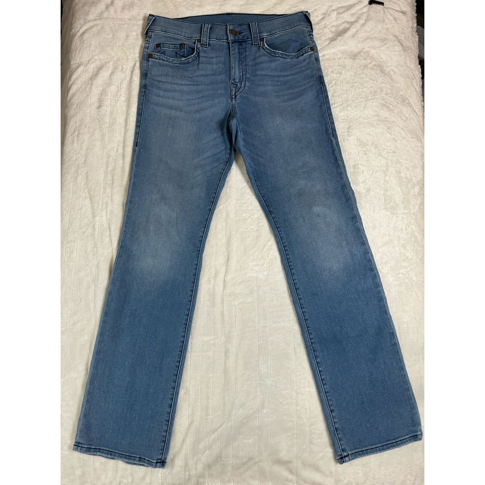 True Religion True Religion Ricky Relaxed Straight Denim Pants Men Size 33 Size US 33 - 1 Thumbnail