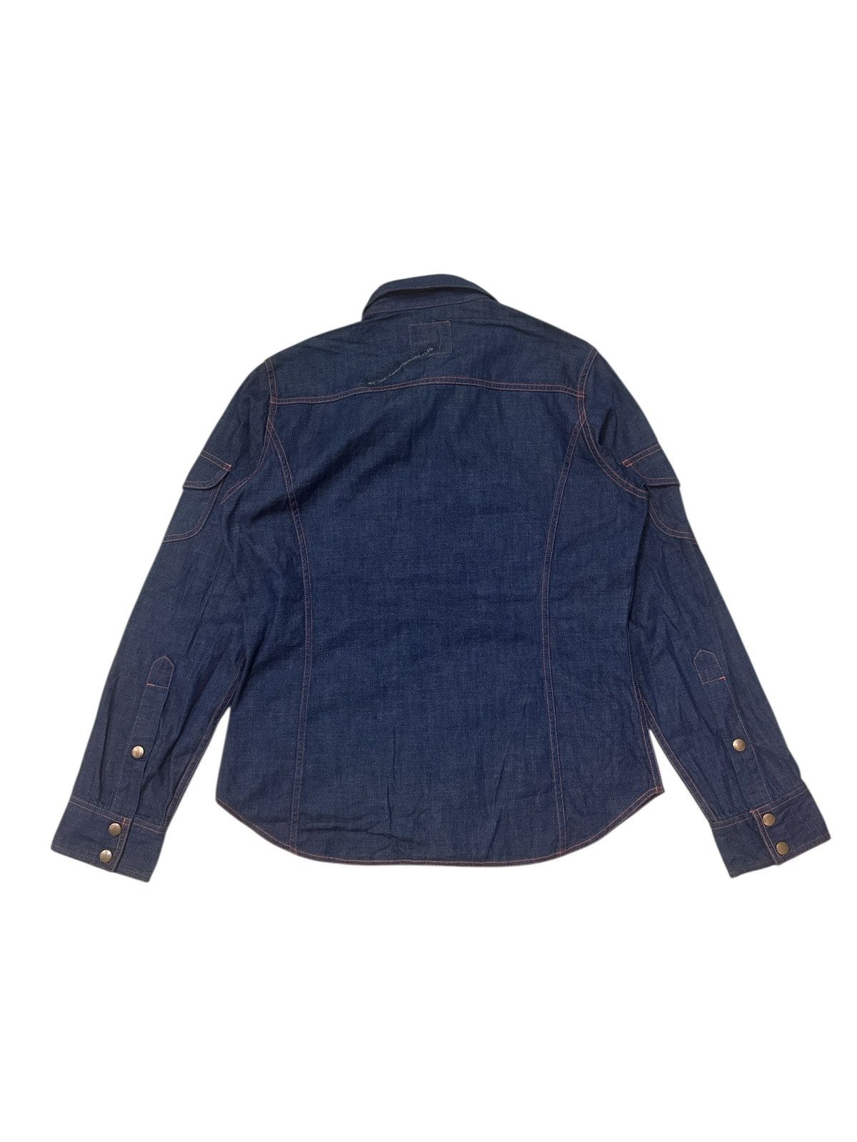 Needles NEEDLES BY NEPENTHES DENIM BUTTON UP SHIRT Size US M / EU 48-50 / 2 - 2 Thumbnail