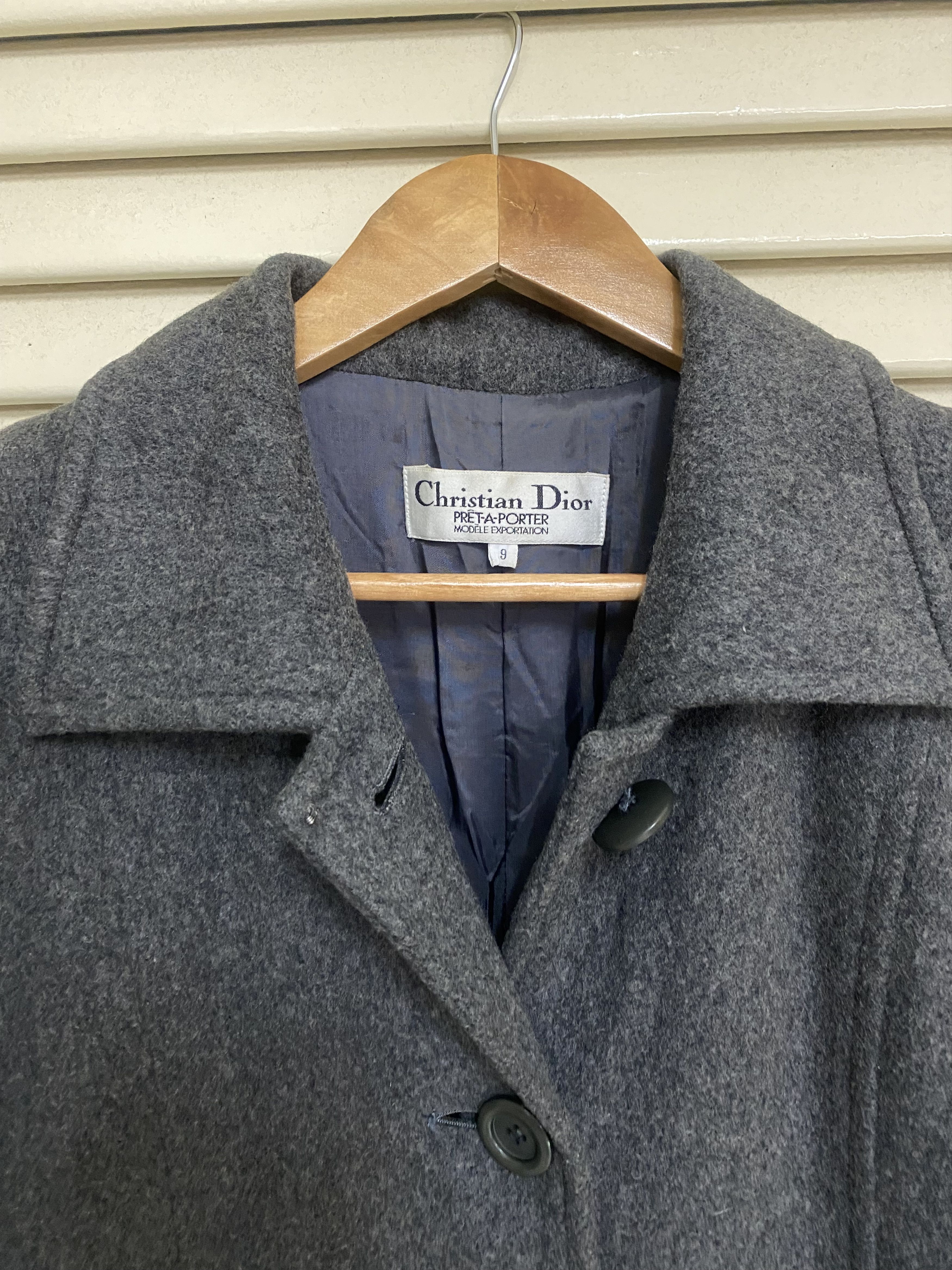 Dior AW98 Christian Dior Pret A Porter Wool Overcoat Size US M / EU 48-50 / 2 - 4 Thumbnail