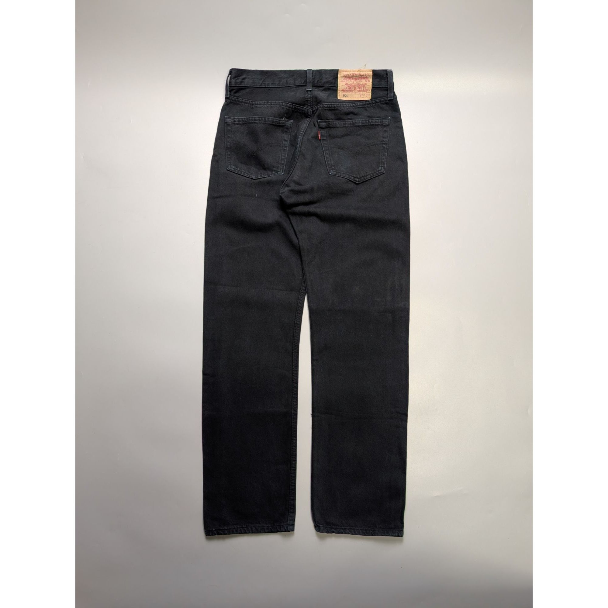 Levi's Vintage Clothing Levi's 501 Vintage Black Denim Jeans Pants (Y1076) Size US 32 / EU 48 - 8 Thumbnail