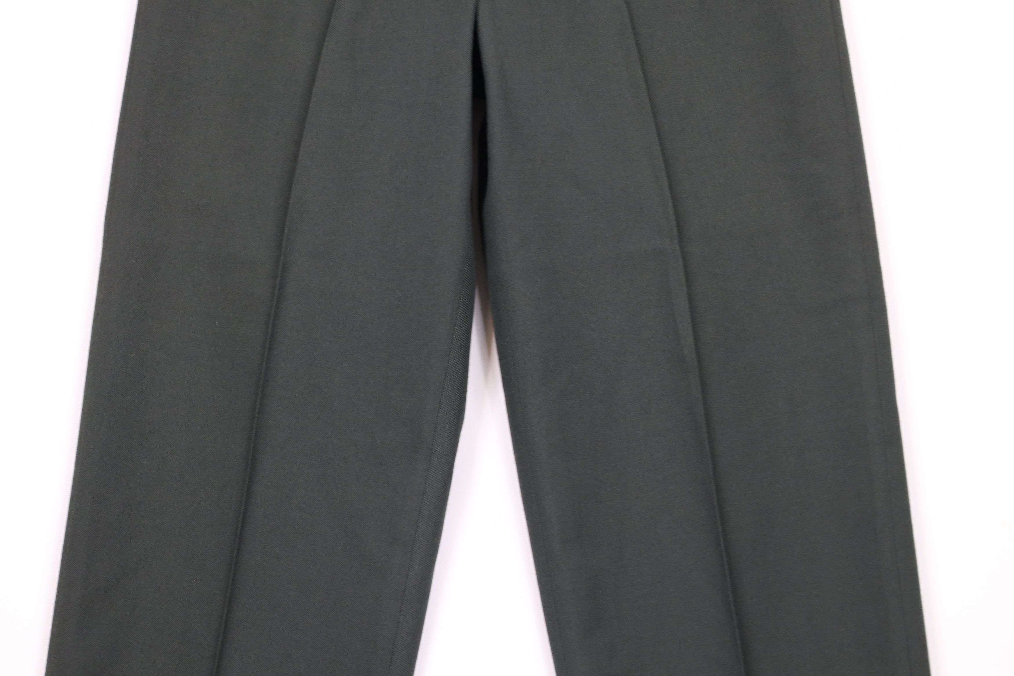 Vintage Vintage 90s Military Army Green Wool Blend Pants Trousers Size US 30 / EU 46 - 3 Thumbnail