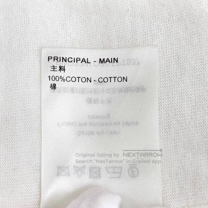 Louis Vuitton Louis Vuitton 23 white logo chain design cotton crew neck Size US M / EU 48-50 / 2 - 8 Thumbnail