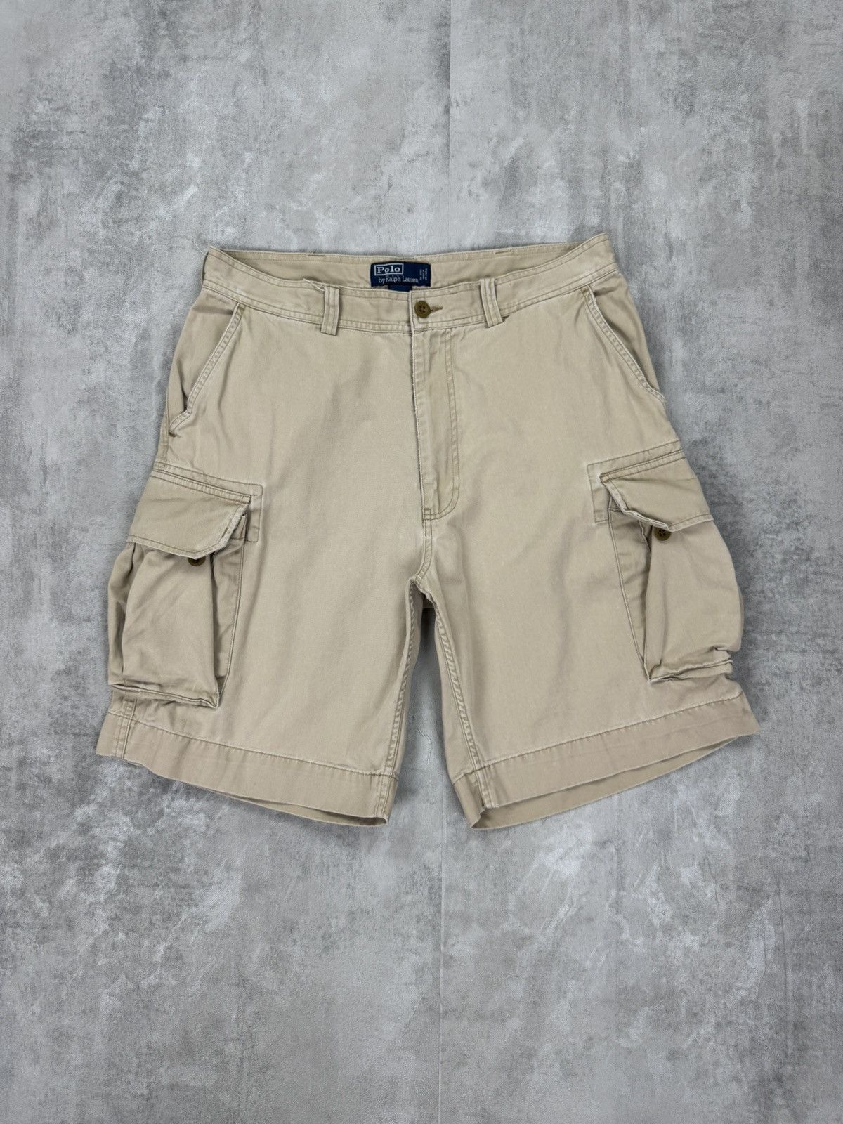 Vintage Polo Ralph Lauren Vintage Cargo Shorts Mens Size 35 Size US 35 - 1 Thumbnail