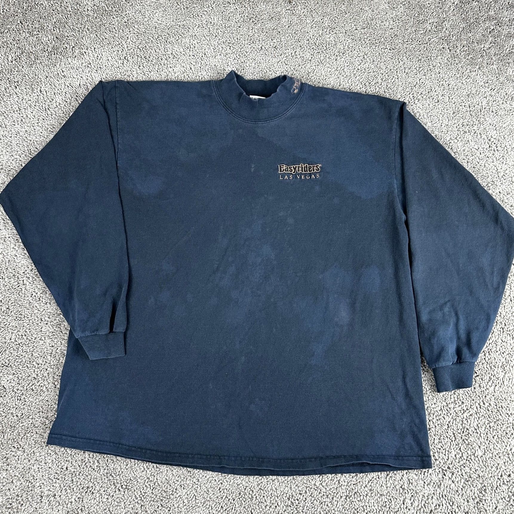 Vintage VINTAGE Easyriders Shirt Mens 2XL Blue Las Vegas Biker Crewneck Pullover 90s Size US XXL / EU 58 / 5 - 2 Thumbnail