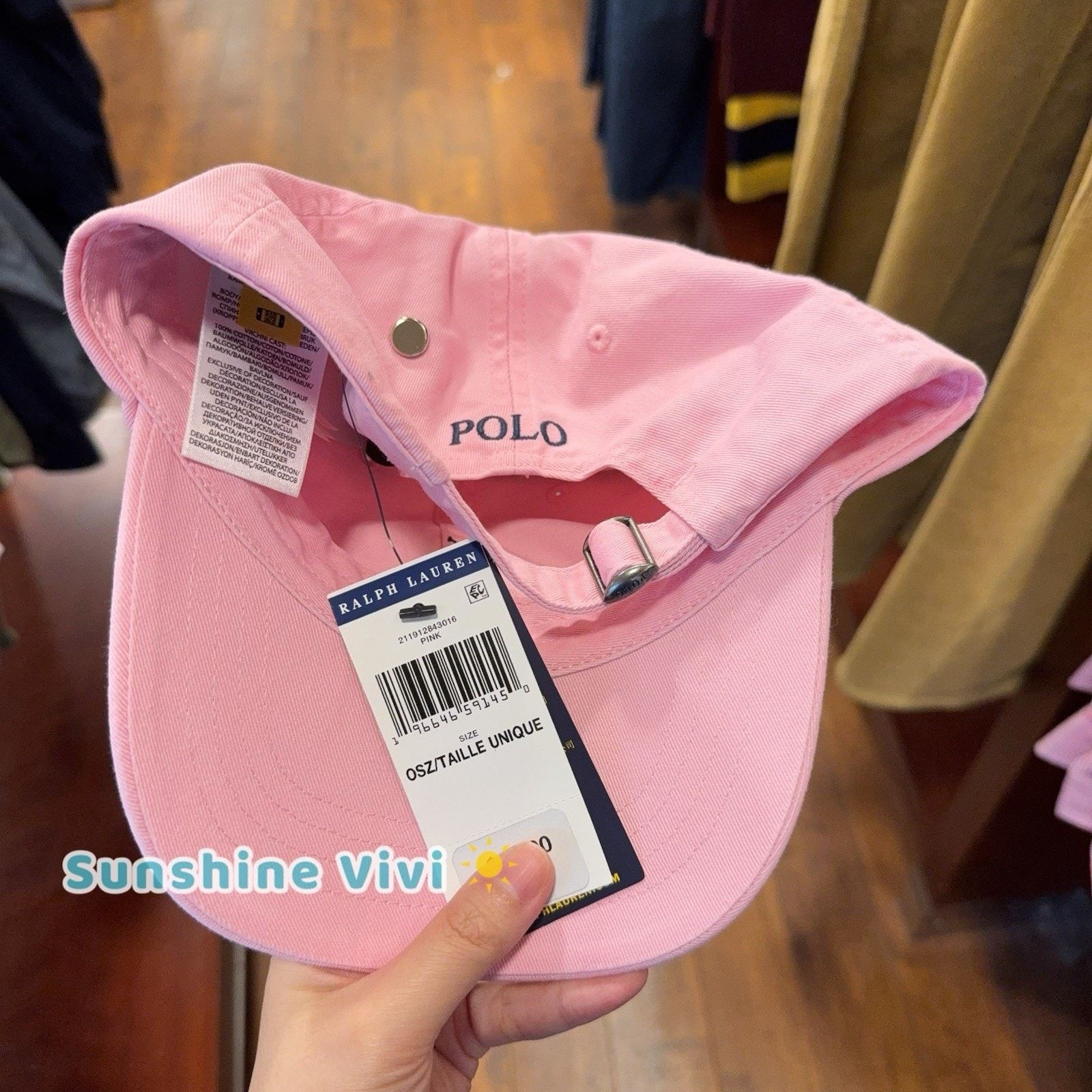 Ralph Lauren NWT POLO Ralph Lauren Women Sport Pickleball Golf Hat Pink Size ONE SIZE - 4 Thumbnail