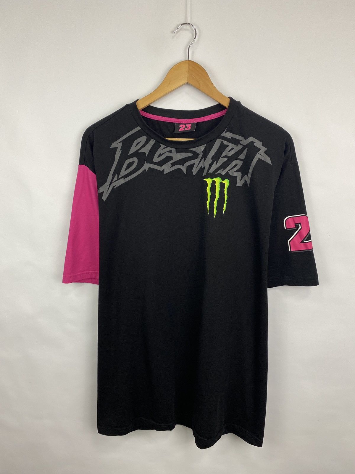 Yamaha Vintage Y2K Monster Energy Enea Bastianini Racing T-Shirt Size US XL / EU 56 / 4 - 3 Thumbnail